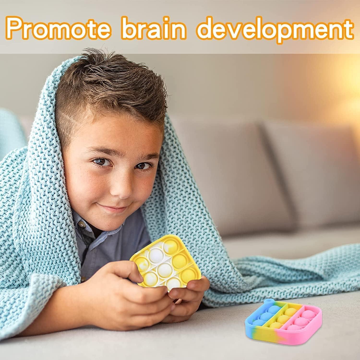 Paquete de 36 Llaveros Antiestrés Pop BicMan - Juguetes Infantiles