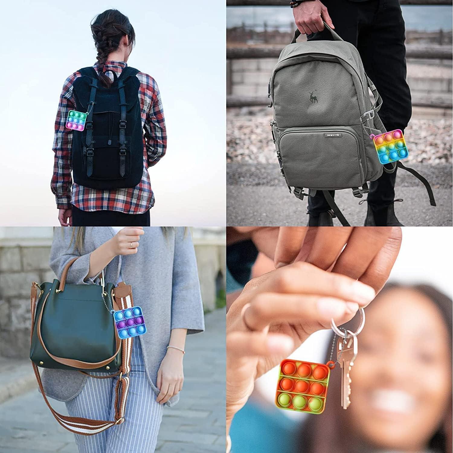 Paquete de 36 Llaveros Antiestrés Pop BicMan - Juguetes Infantiles