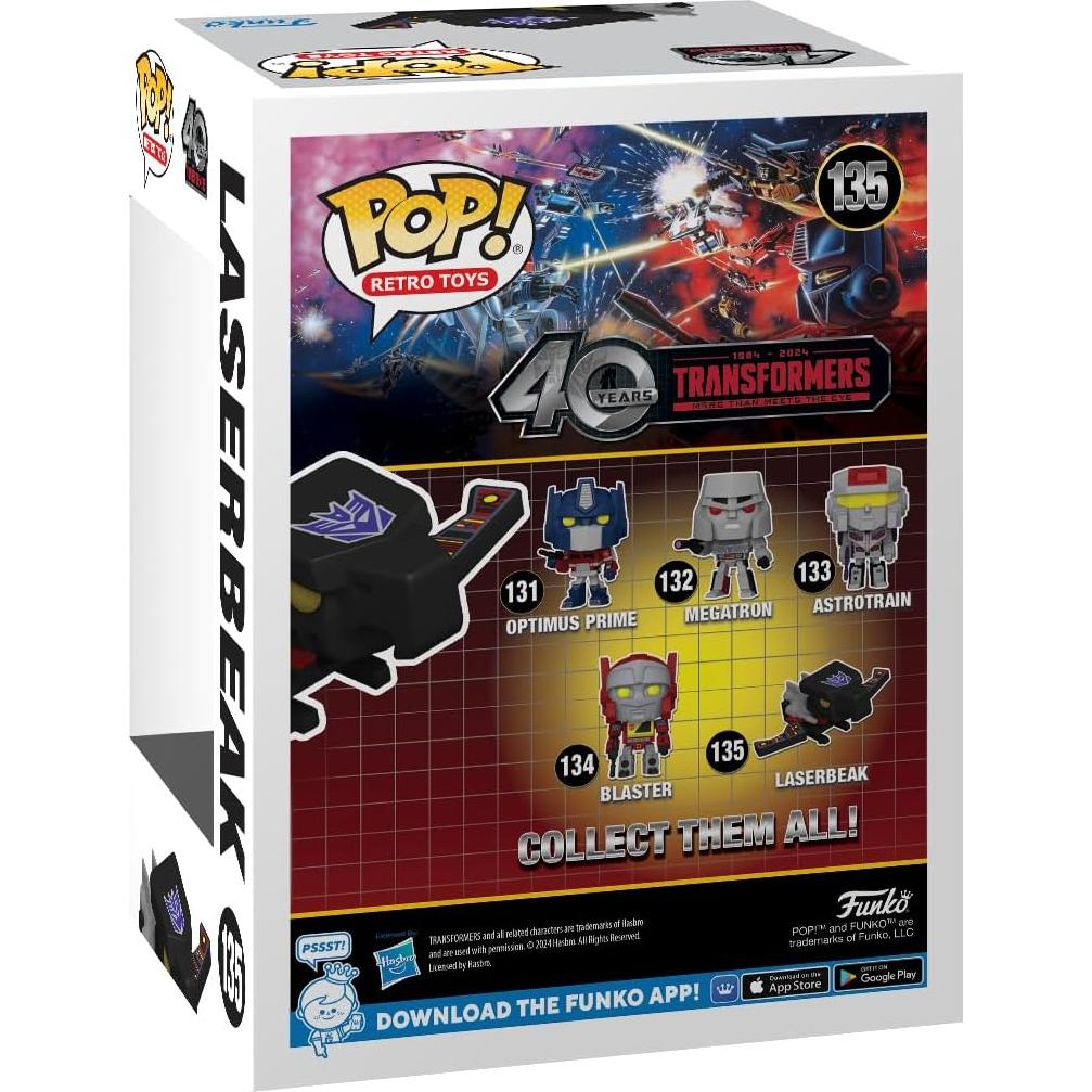 Funko Pop Transformers Laserbeak 40 Aniversario 9.5 cm