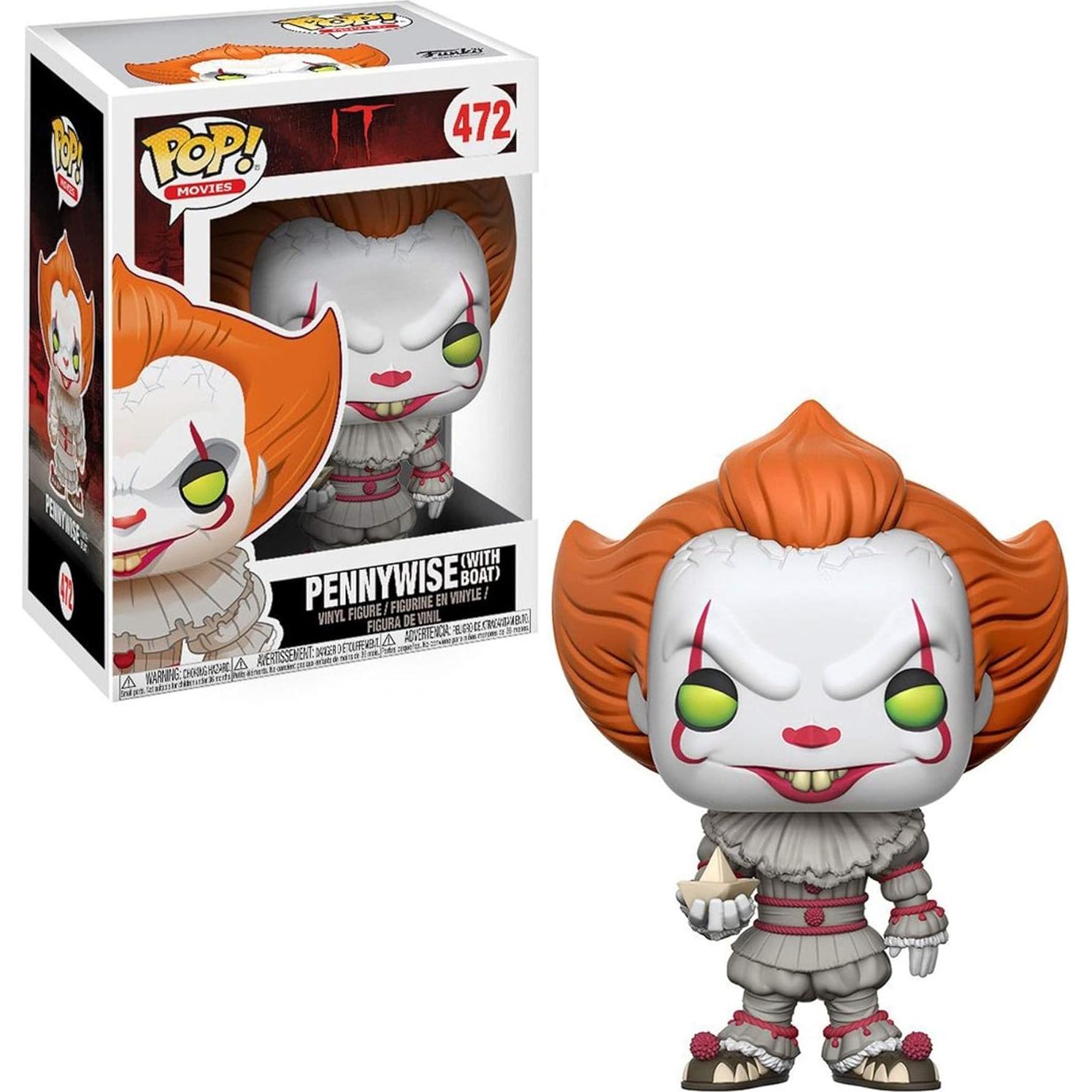 Figura Coleccionable Funko Pop Eso - Pennywise con Barco 9.5 cm