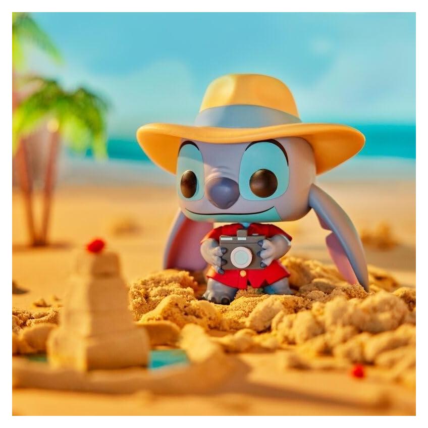 Figura Funko POP! Turista Stitch #1569 Disney 9.8 cm
