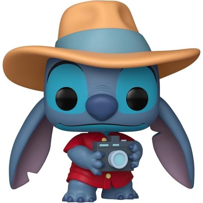 Figura Funko POP! Turista Stitch #1569 Disney 9.8 cm