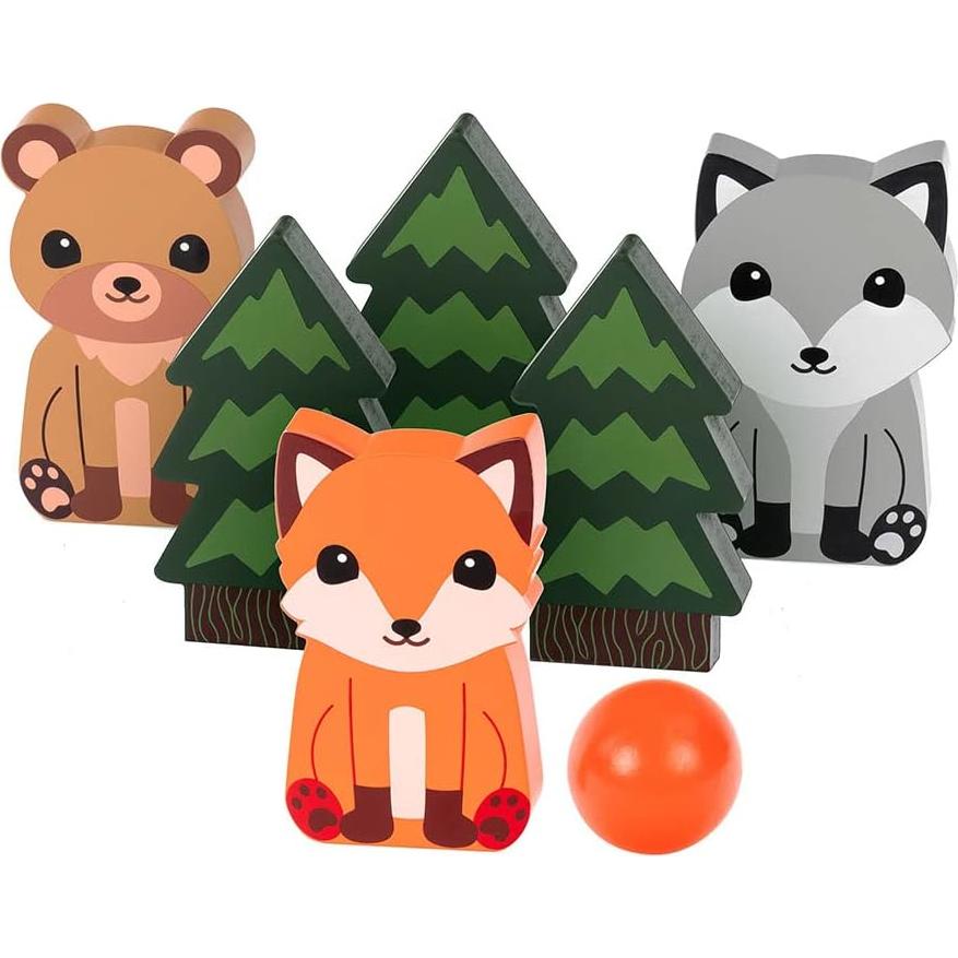 Juego de Derribo al Aire Libre Professor Puzzle Skittles