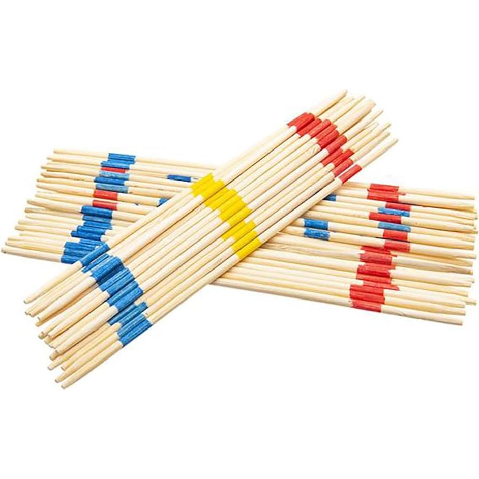 Juego Clásico de Palitos de Madera Chochkees 31 Piezas 18 cm