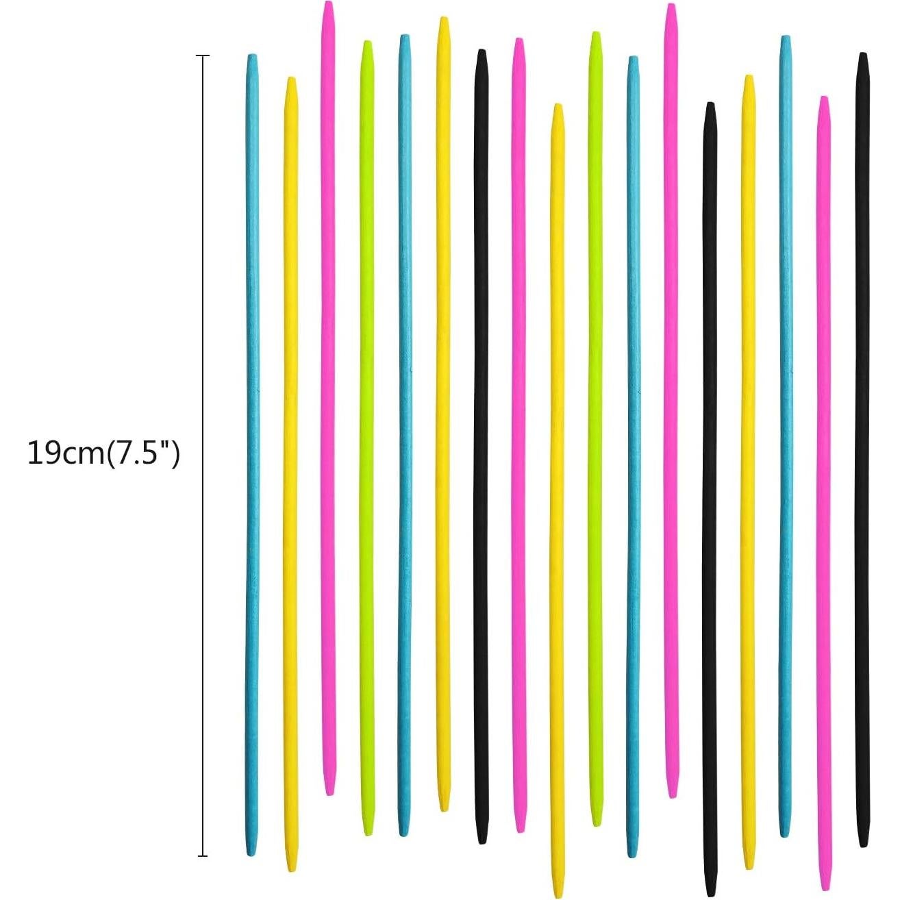 Juego de Palitos de Bambú CODOHI 90 Piezas 19 cm Colores Vivos