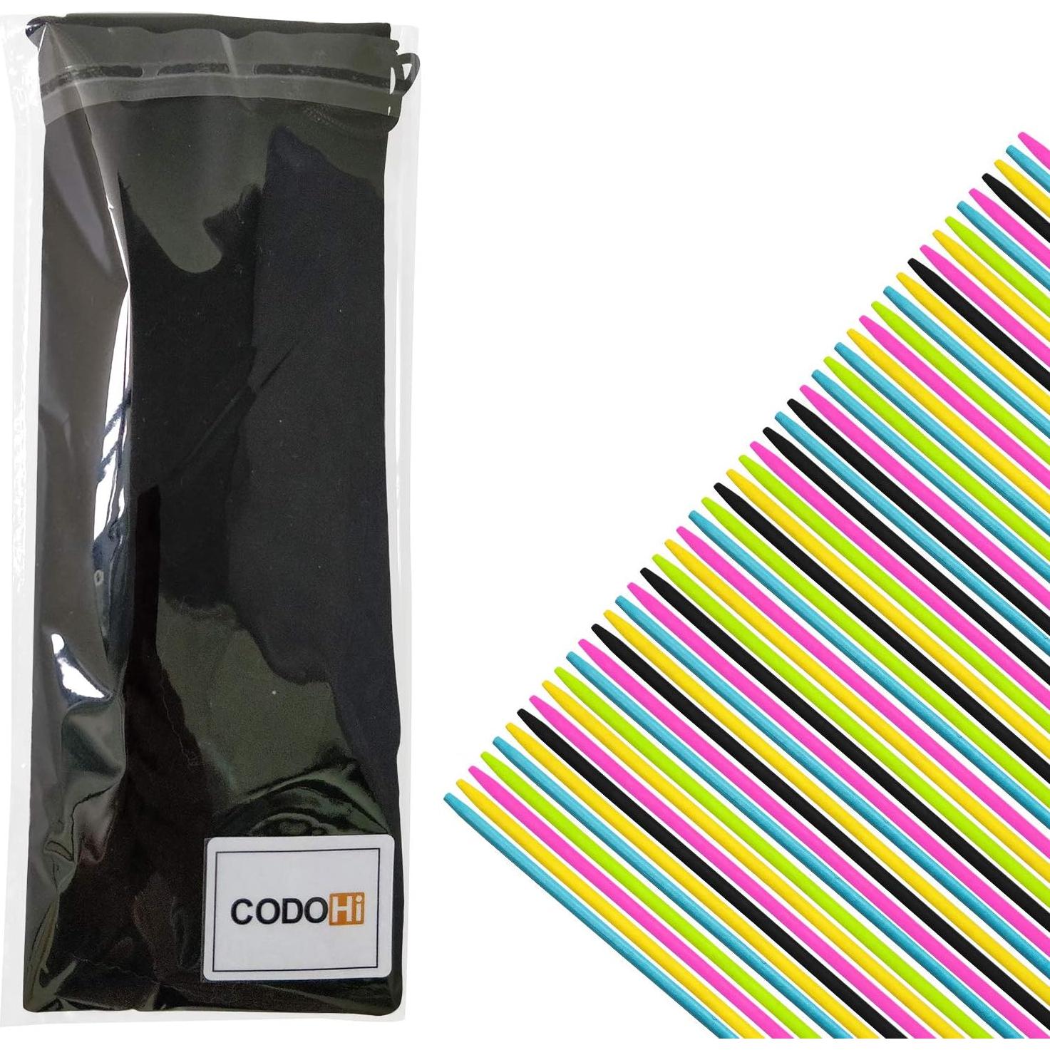 Juego de Palitos de Bambú CODOHI 90 Piezas 19 cm Colores Vivos