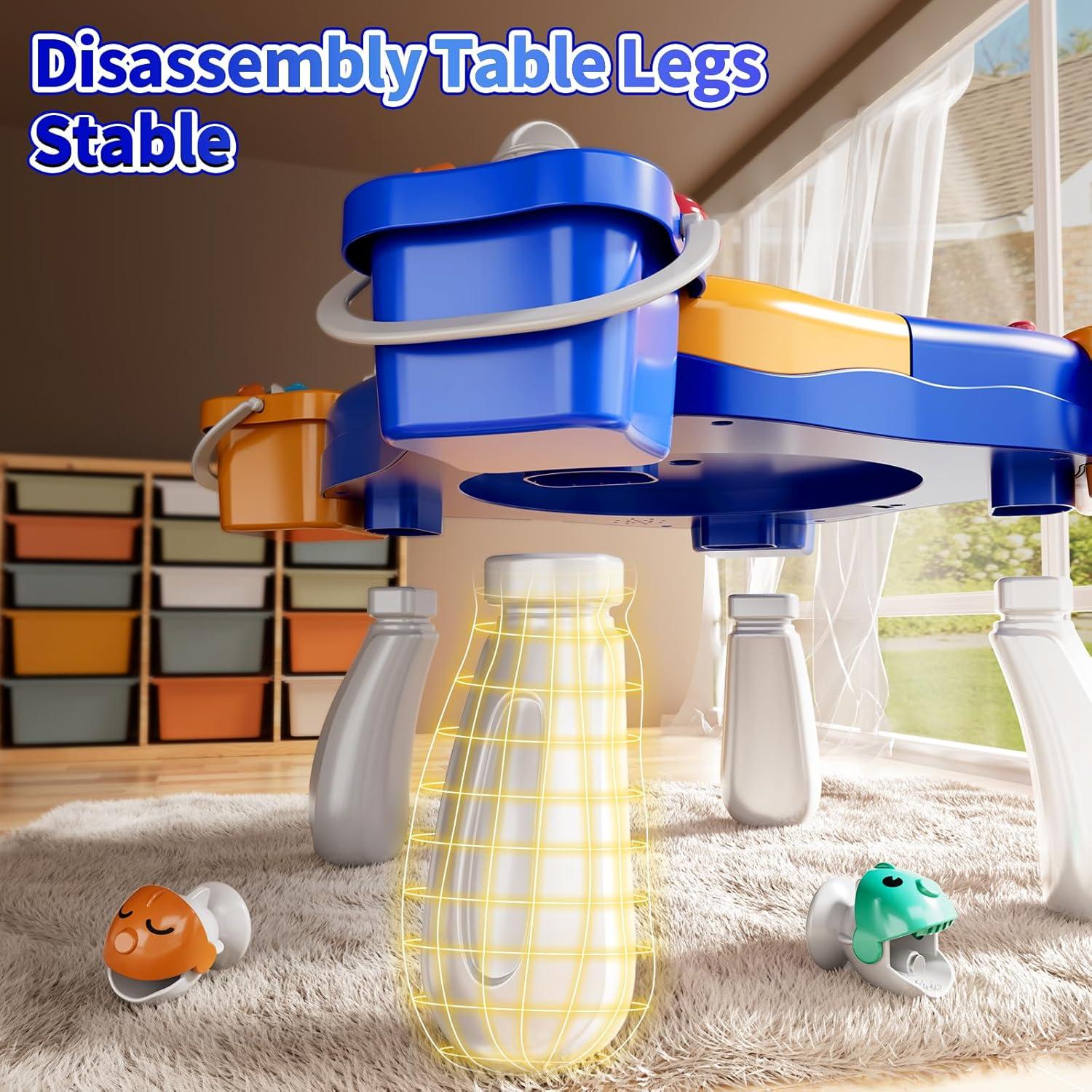 Juego de Pesca Magnética JUKUDAHU 48 Peces 8 Cañas Azul