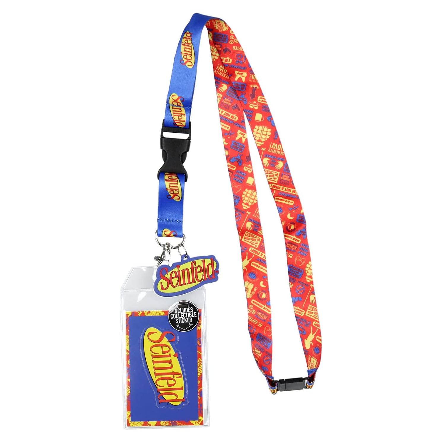 Porta Credencial con Cinta Seinfeld Bioworld 44.45 cm Nylon