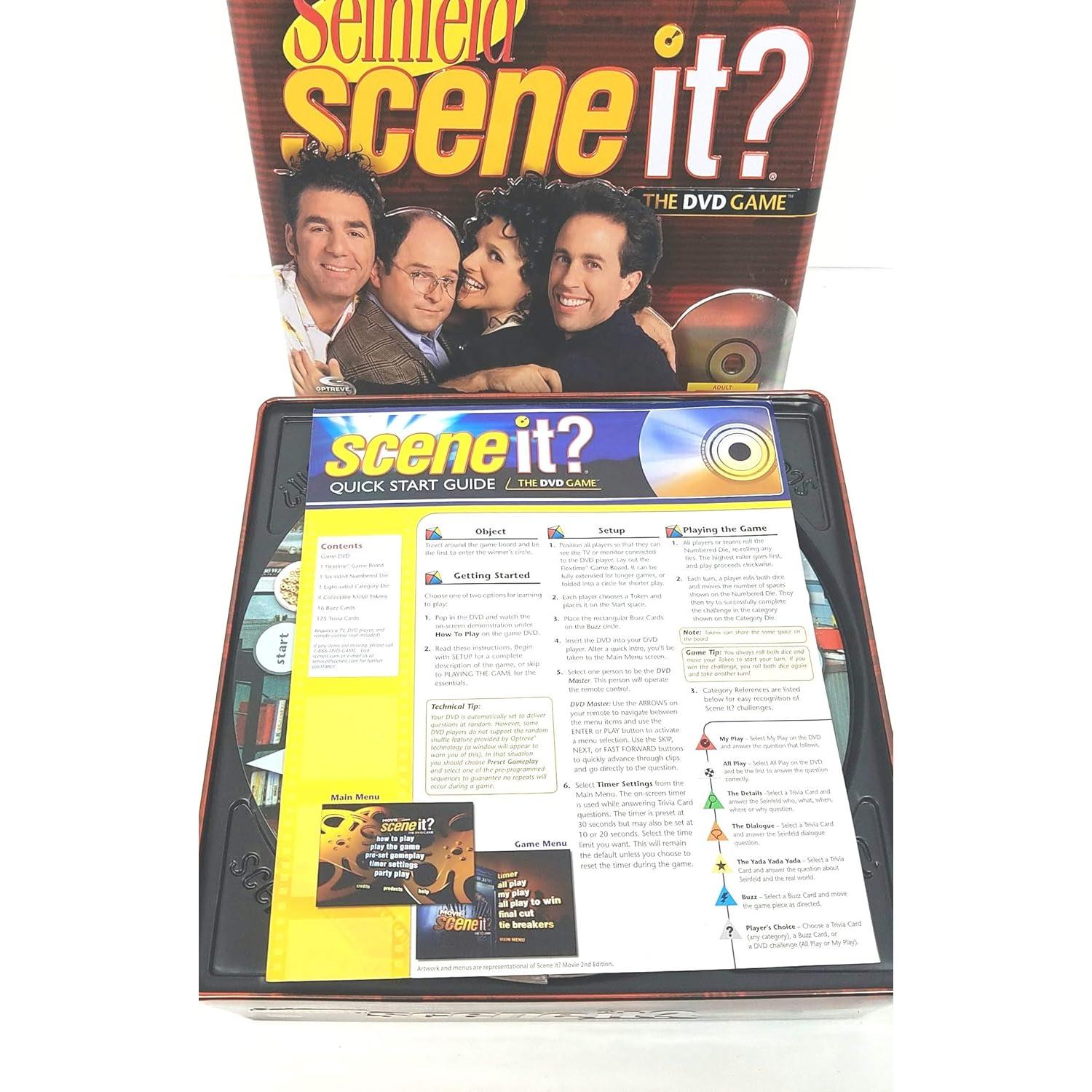 Juego de mesa de trivia Scene It? Seinfeld Deluxe 348.7g