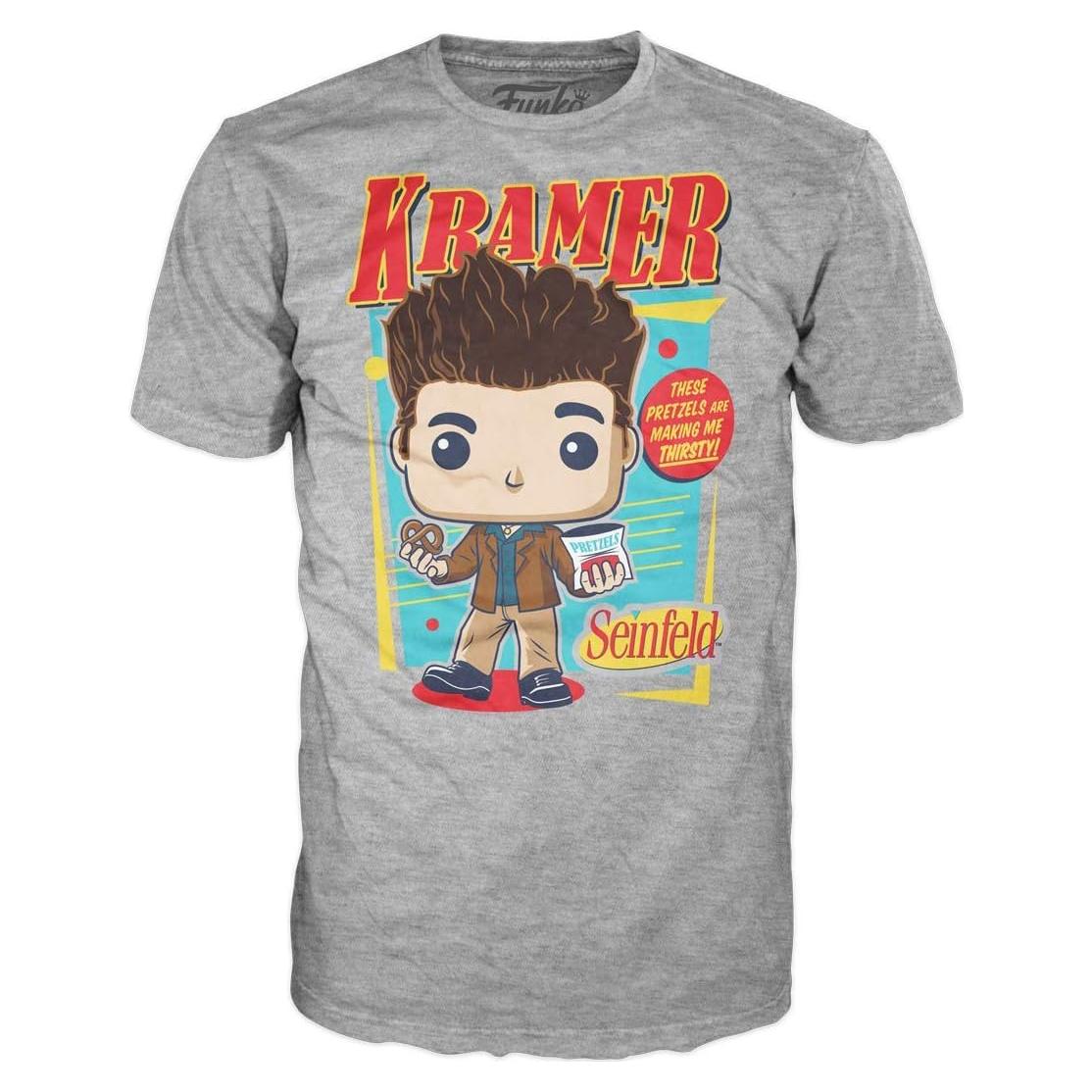 Camiseta Funko Pop! Seinfeld Kramer Pretzel Unisex MD