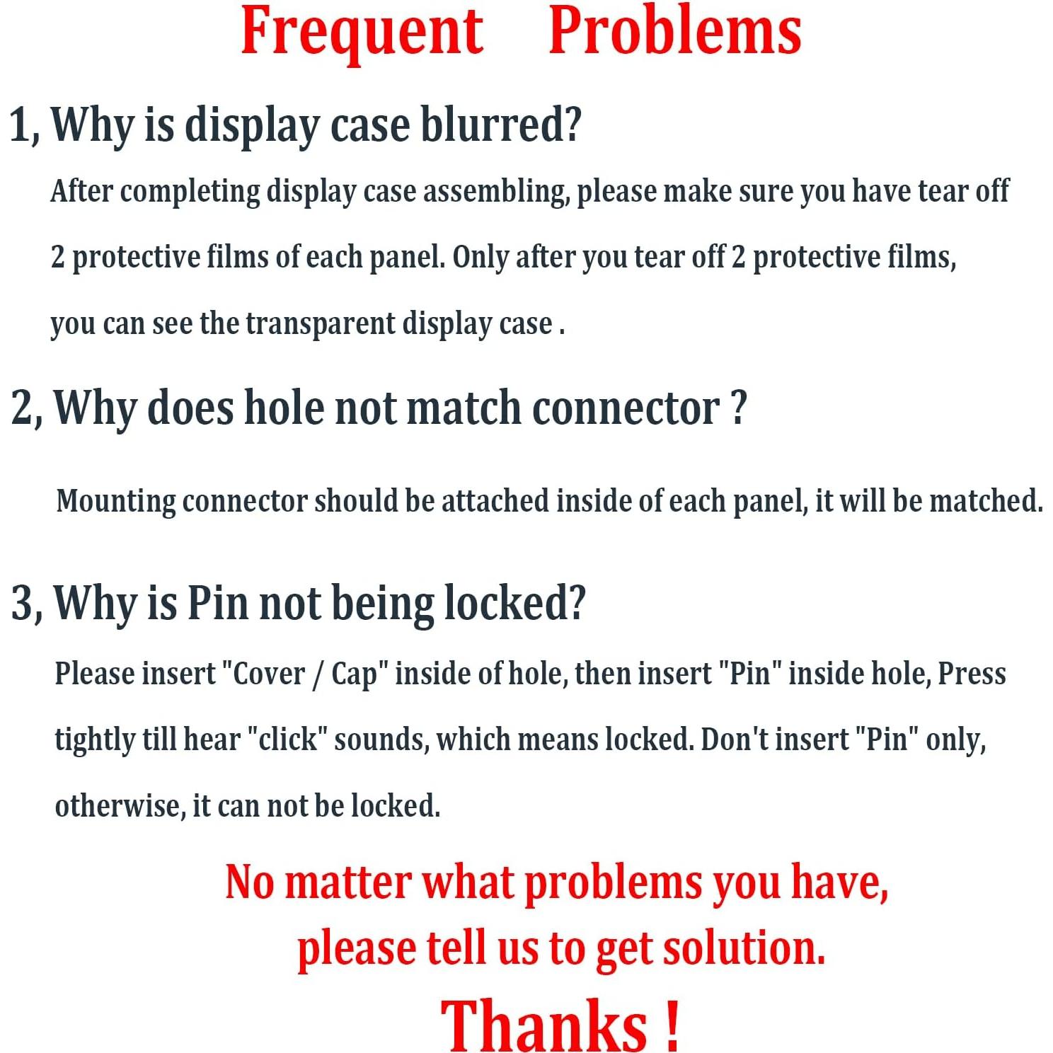 Caja de Exhibición Acrílica BOOVAX para Lego 10295/10279 - 38x20x20 cm