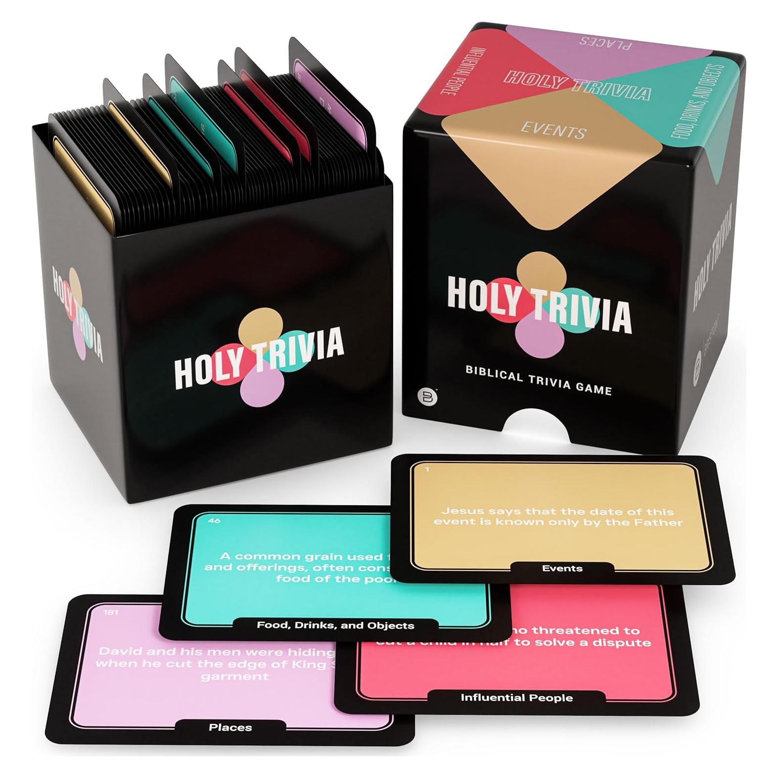 Juego de Cartas de Trivia Bíblica Briston Holy Trivia - 225 Cartas