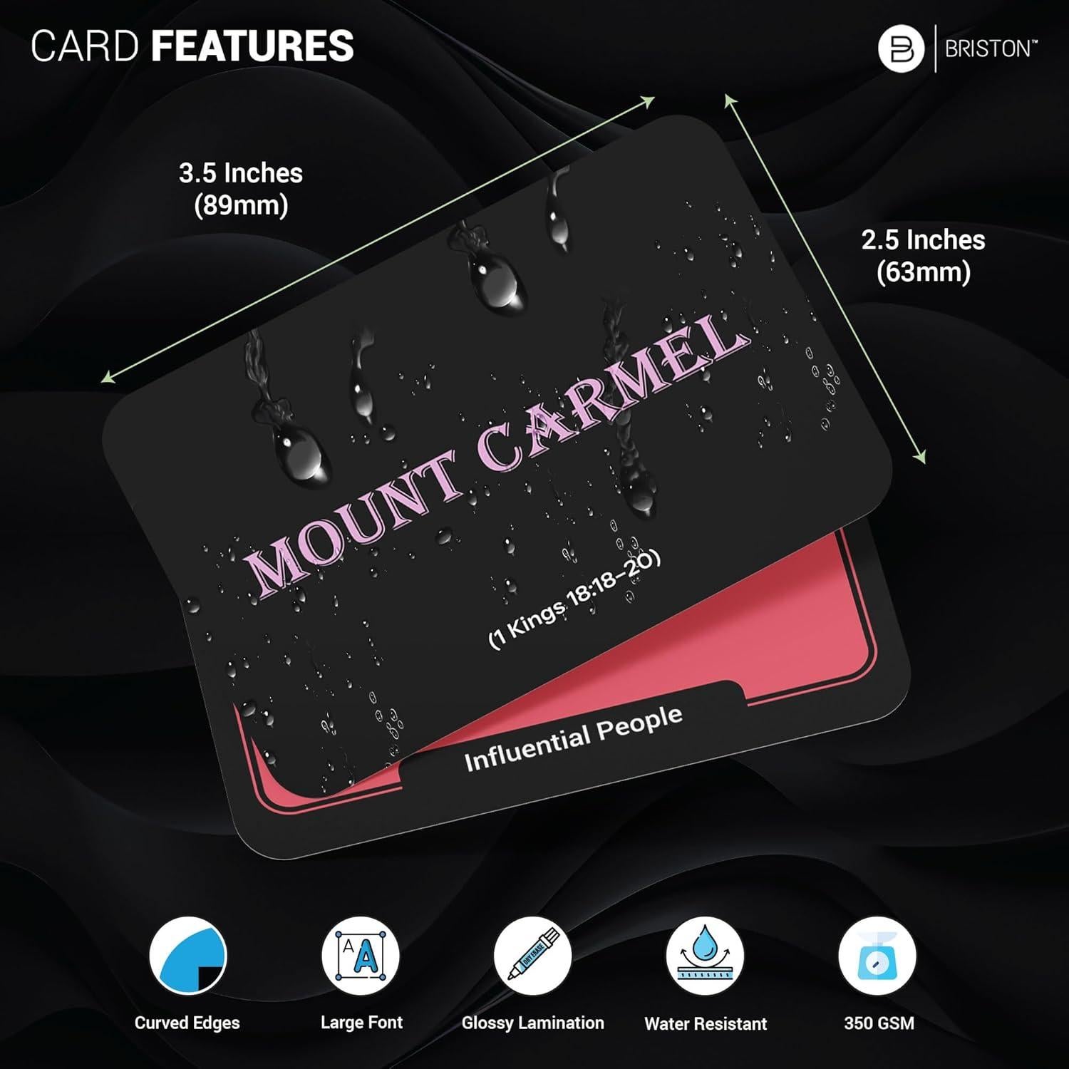 Juego de Cartas de Trivia Bíblica Briston Holy Trivia - 225 Cartas