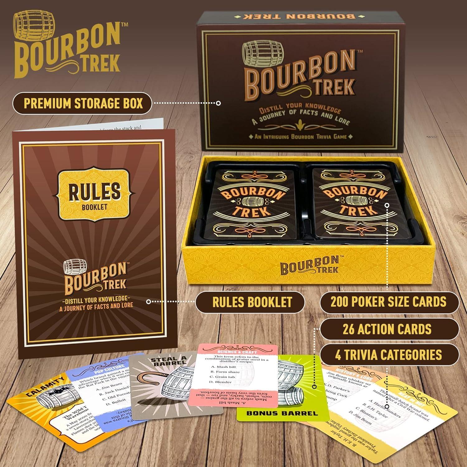 Juego de Trivia Bourbon Trek - Regalo para Amantes del Whisky