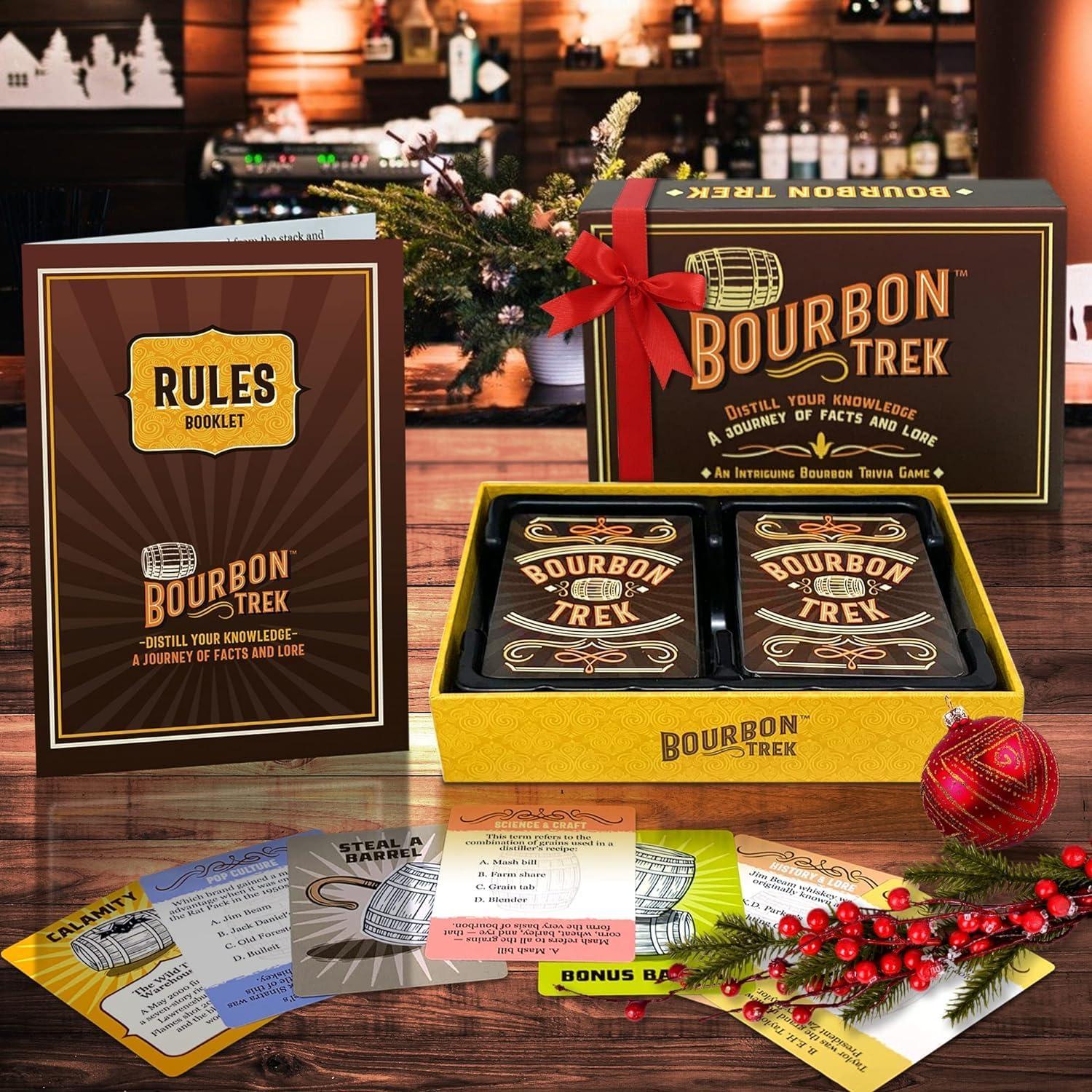 Juego de Trivia Bourbon Trek - Regalo para Amantes del Whisky