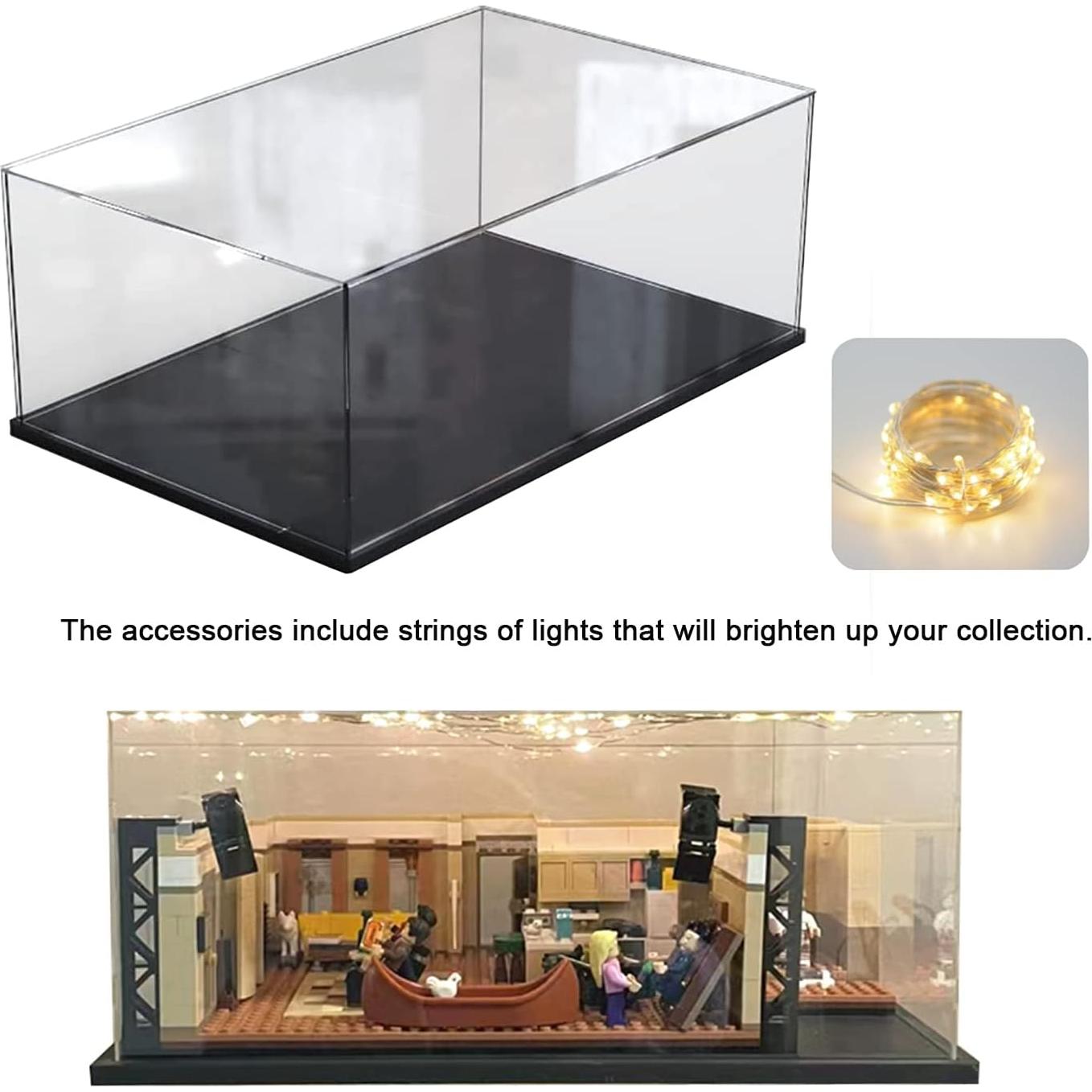 Caja de Exhibición Acrílica Wanlian 34.8x24.9x15.2 cm para Coleccionables