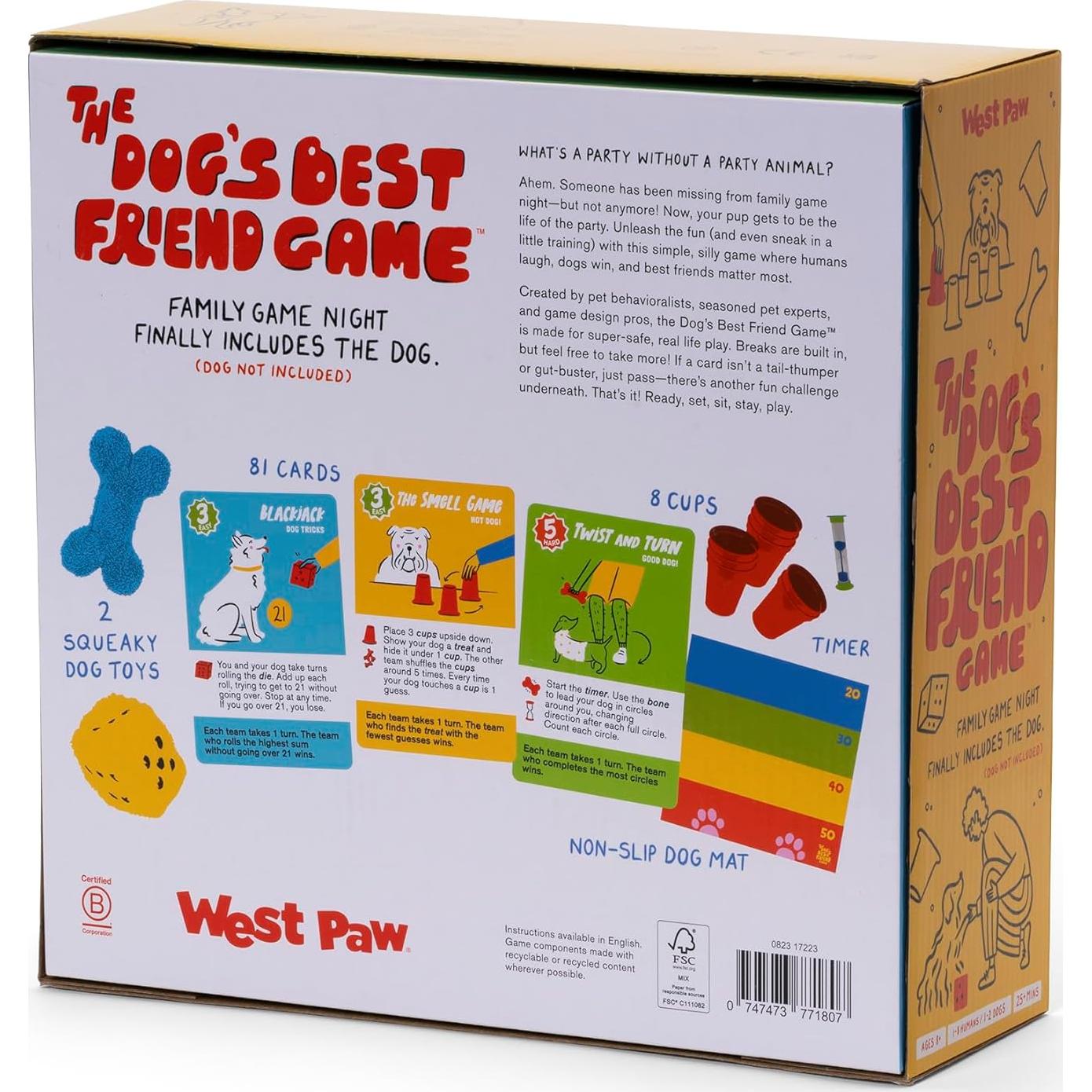 Juego de Mesa Familiar West Paw para Entrenamiento Canino