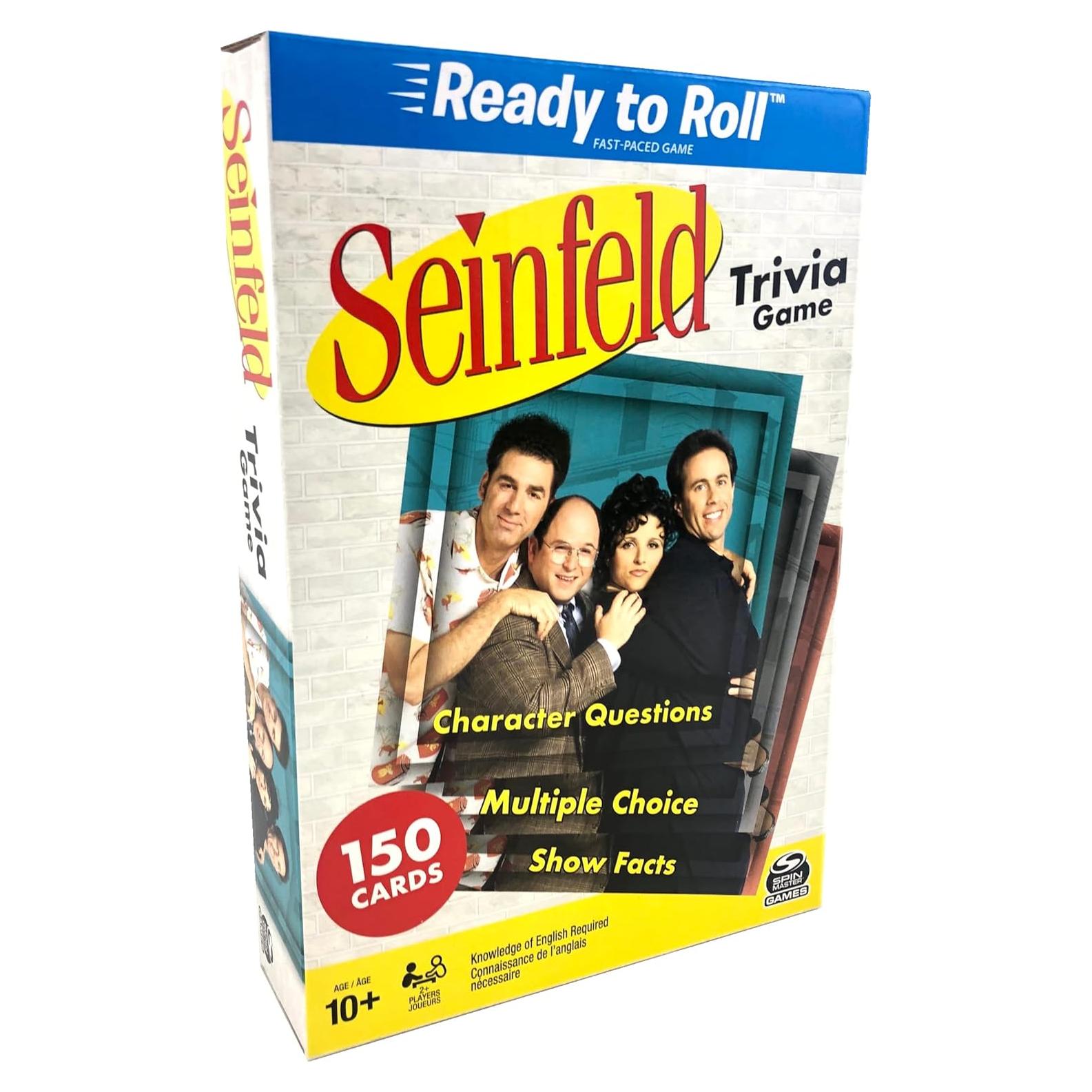 Juego de Trivia Seinfeld SpinMaster - 150 Tarjetas - 2+ Jugadores