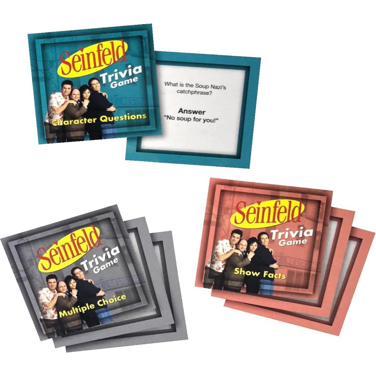 Juego de Trivia Seinfeld SpinMaster - 150 Tarjetas - 2+ Jugadores
