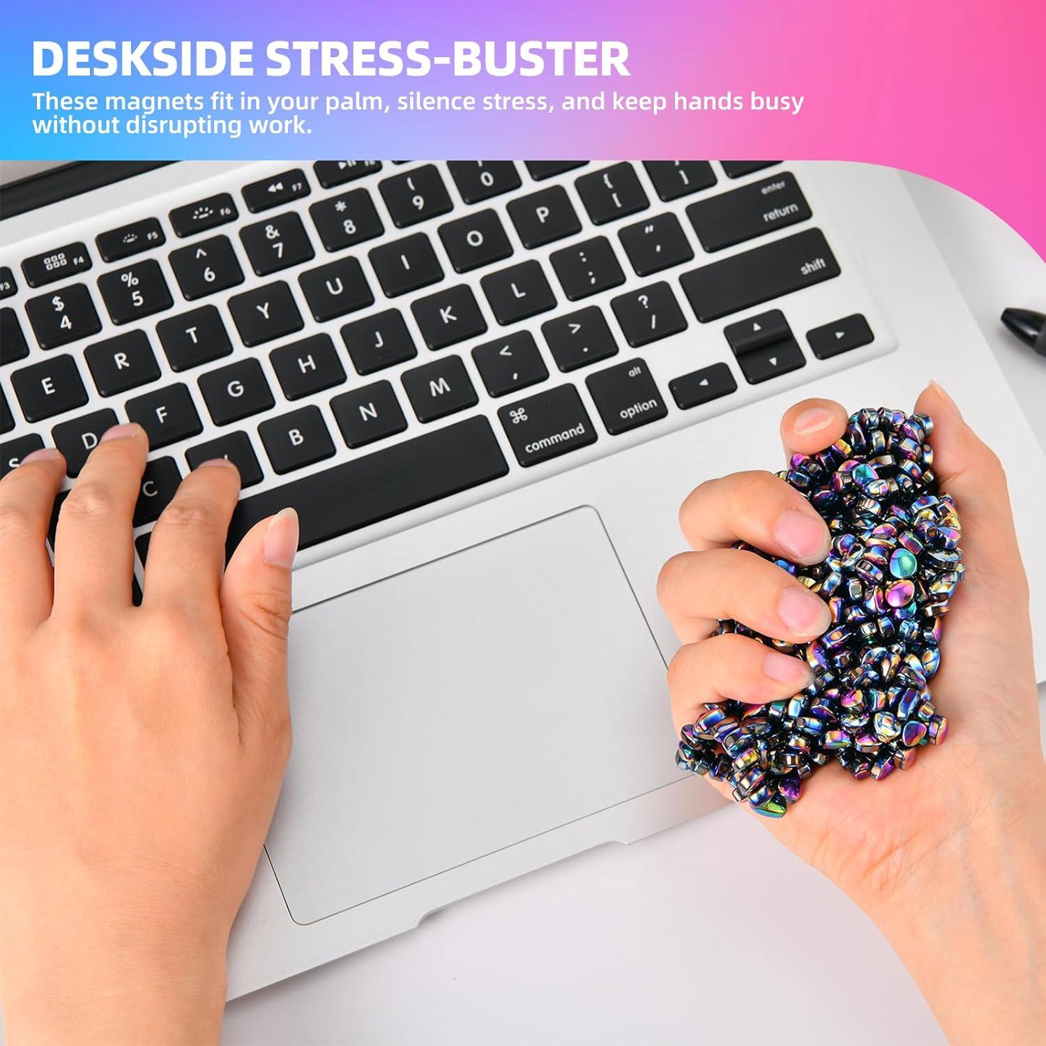 Bolas Magnéticas Antiestrés Aukit 1000 Piezas Coloridas