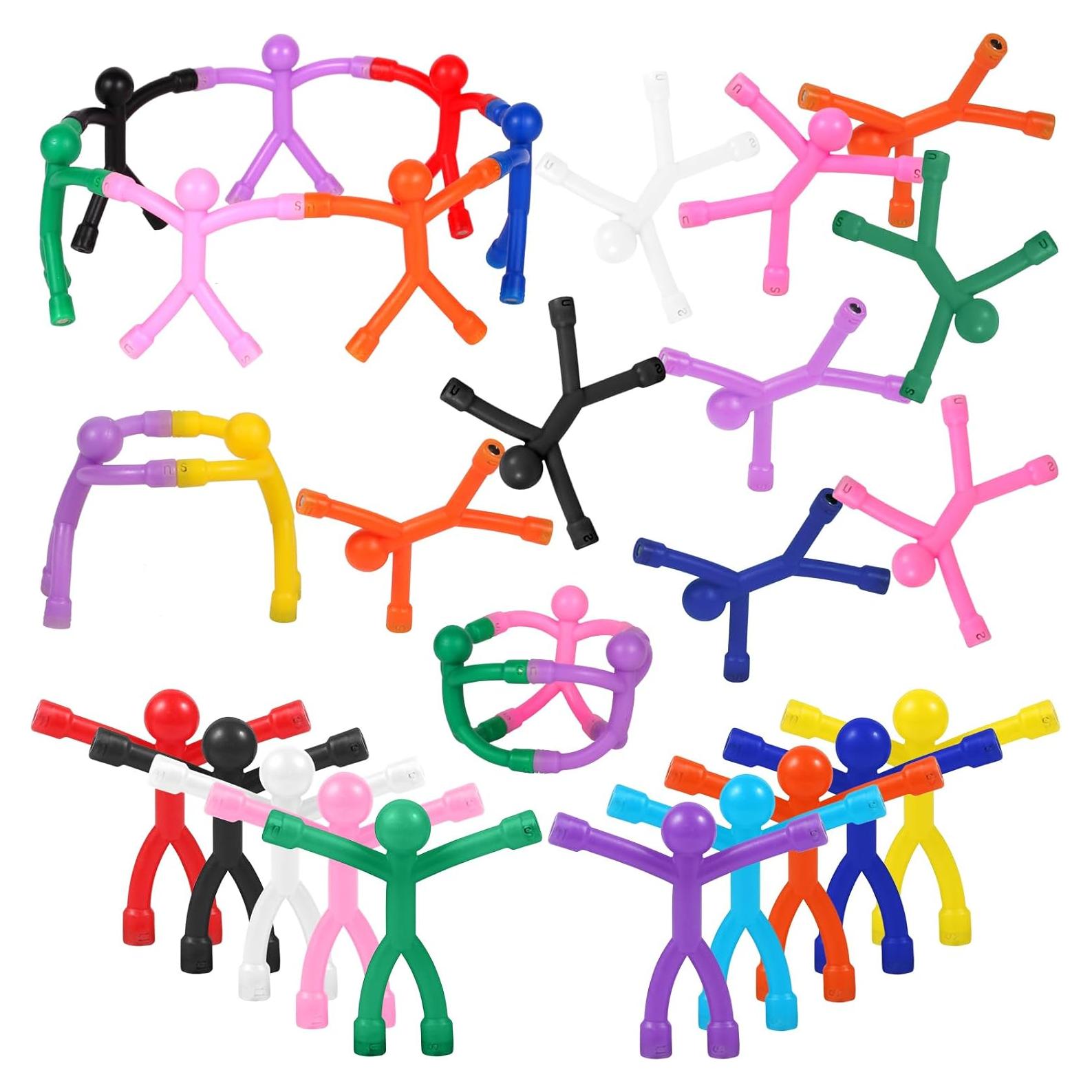 30 Piezas Juguetes Magnéticos BlissfulTie PVC Silicona