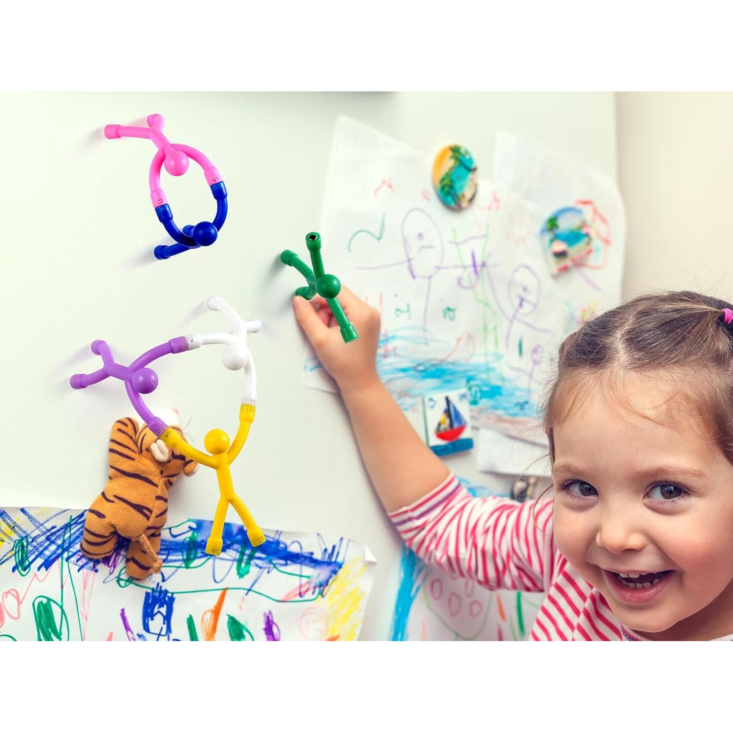 30 Piezas Juguetes Magnéticos BlissfulTie PVC Silicona