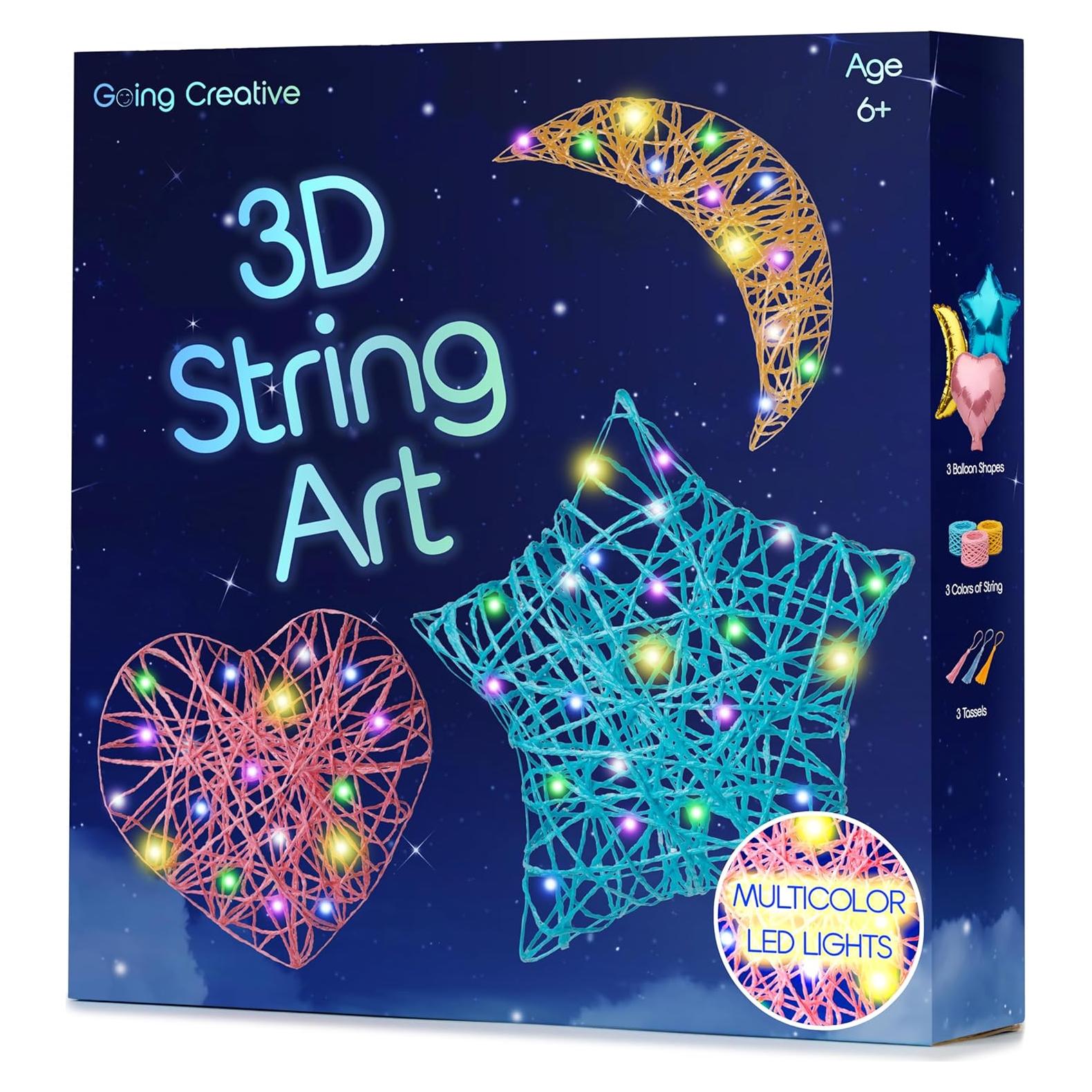 Kit de Arte en Hilo 3D Going Creative para Niños 6-12 Años