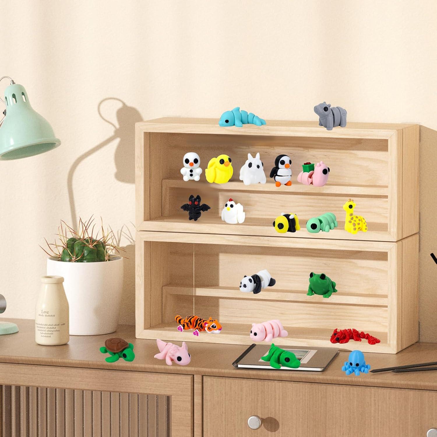 Juego de 21 Figuras de Animales 3D Antiestrés Darovly