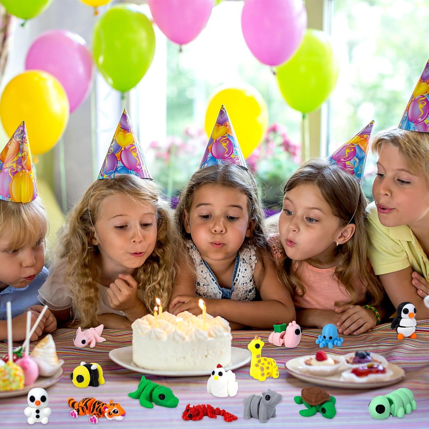 Juego de 21 Figuras de Animales 3D Antiestrés Darovly