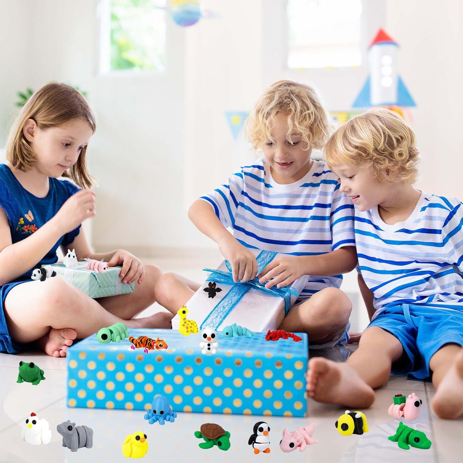 Juego de 21 Figuras de Animales 3D Antiestrés Darovly