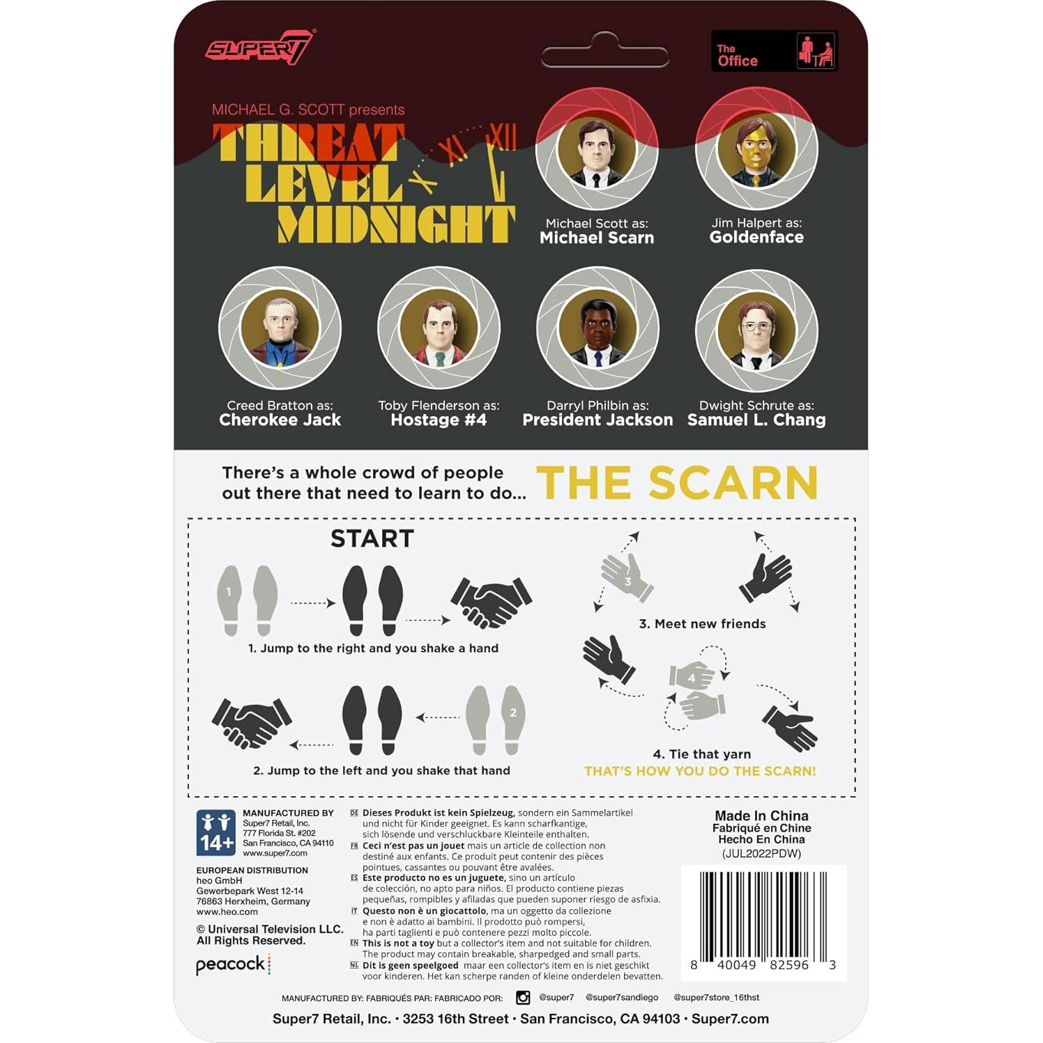 Figura de Acción Super7 Michael Scarn La Oficina 9.53 cm