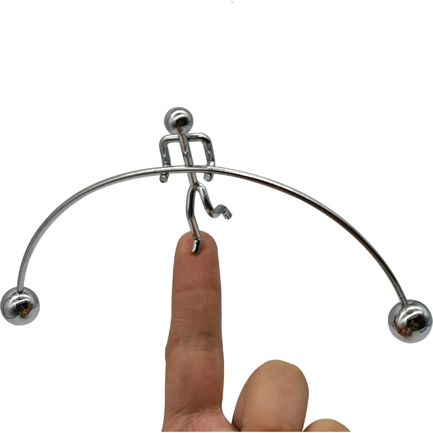 Juguete de Física de Equilibrio Maydahui Hombre de Acero 11.9x18cm