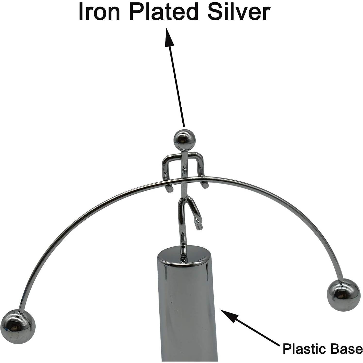 Juguete de Física de Equilibrio Maydahui Hombre de Acero 11.9x18cm