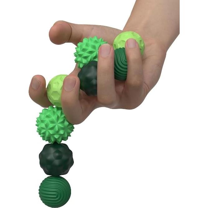 Bolas Magnéticas Antiestrés de Silicona - 8 Piezas Verde