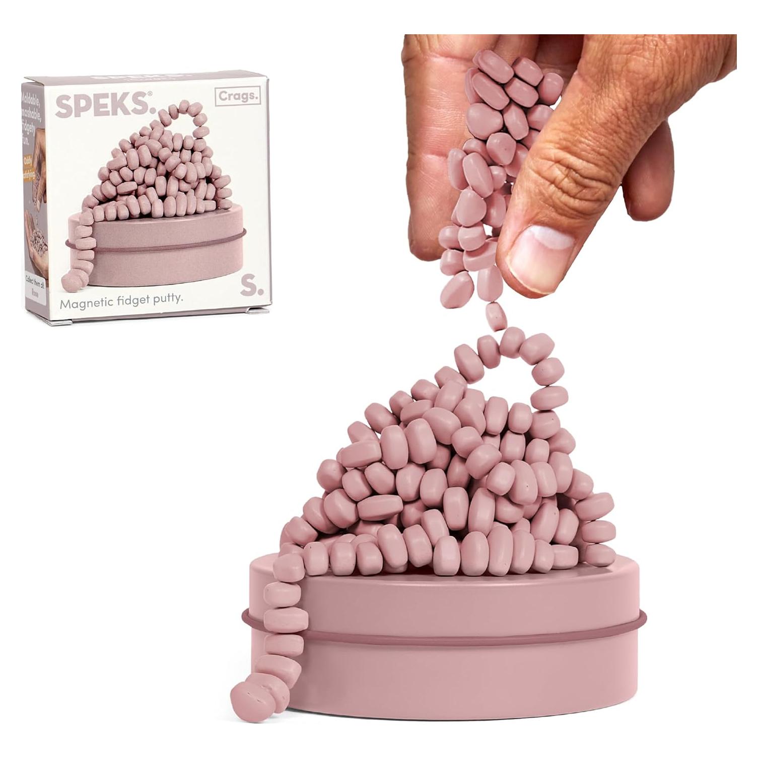 Speks Crags Putty Antiestrés 500 Piedras Magnéticas Rosa