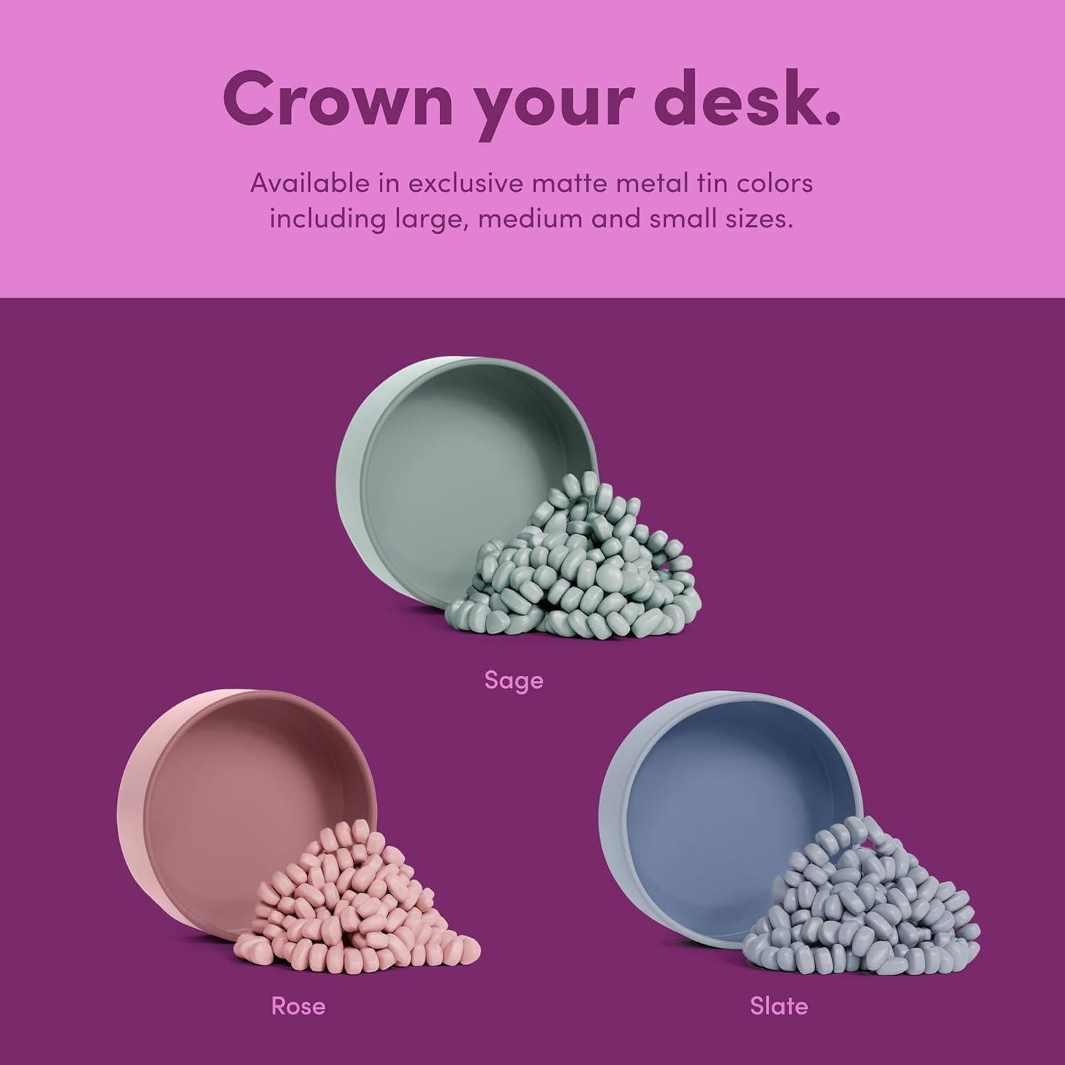 Speks Crags Putty Antiestrés 500 Piedras Magnéticas Rosa