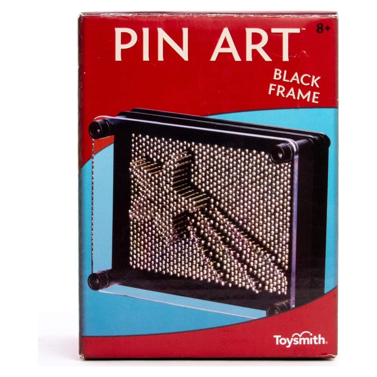 Toysmith Pin Art Fidget 3D Negro 12.7 cm - Arte en Plástico