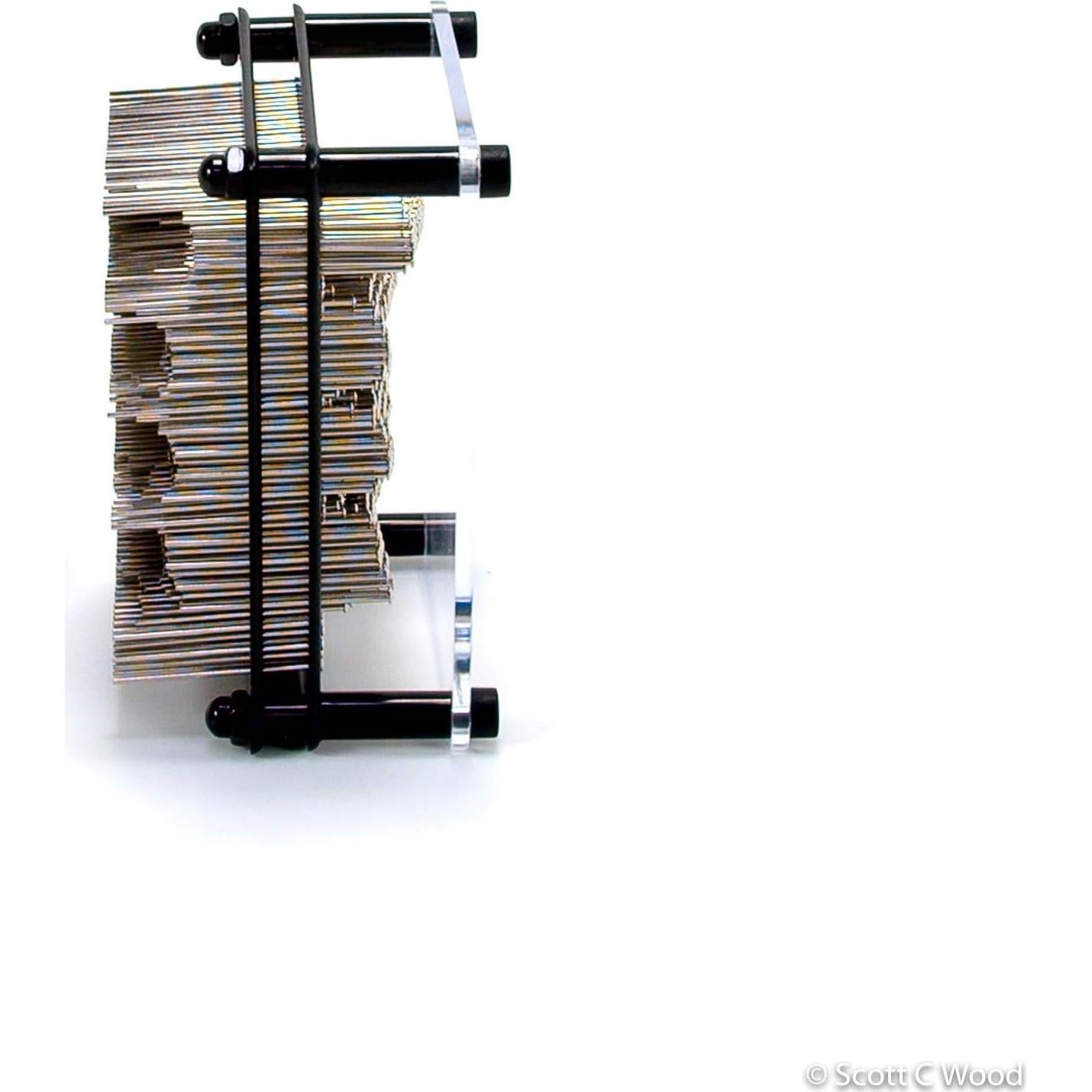 Toysmith Pin Art Fidget 3D Negro 12.7 cm - Arte en Plástico