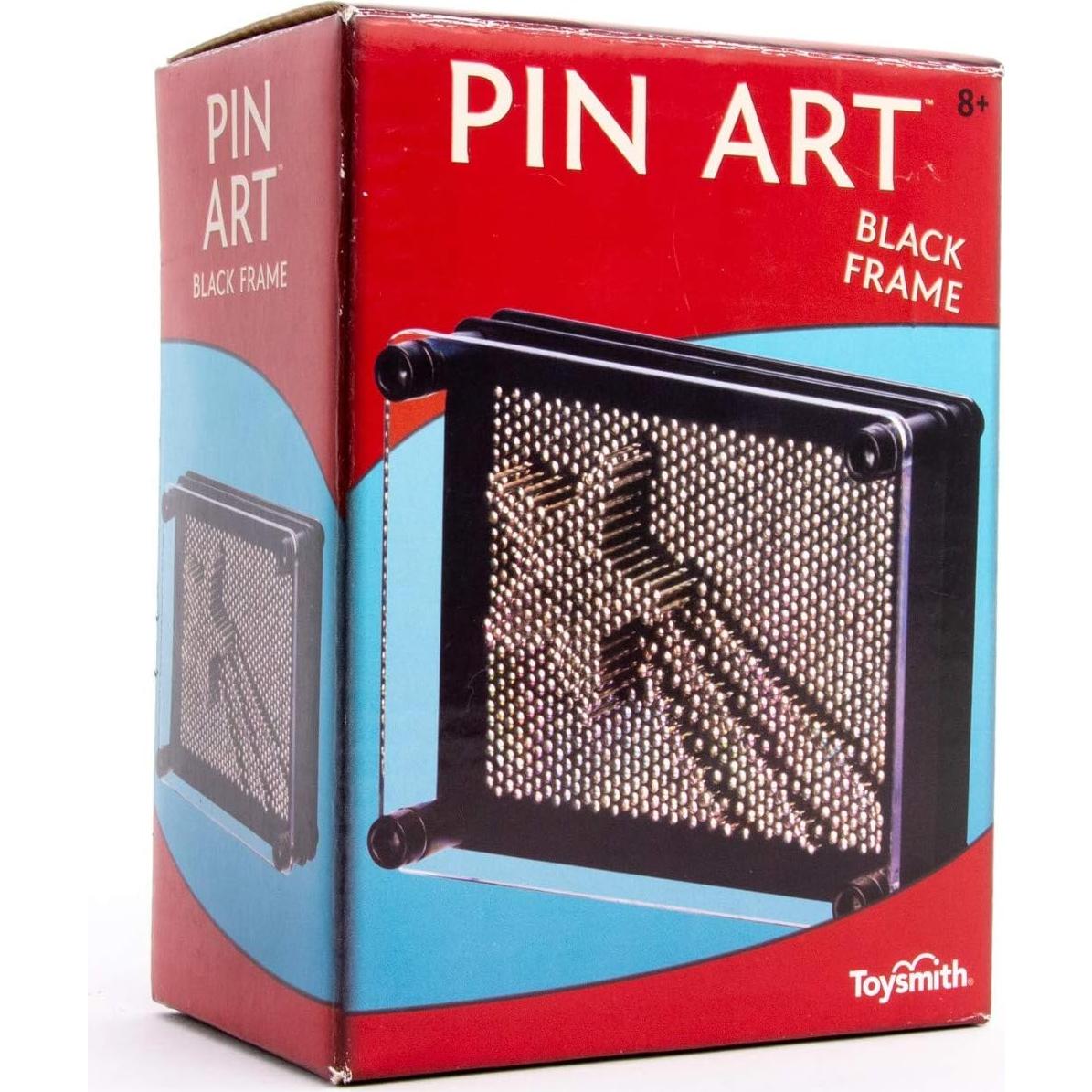Toysmith Pin Art Fidget 3D Negro 12.7 cm - Arte en Plástico