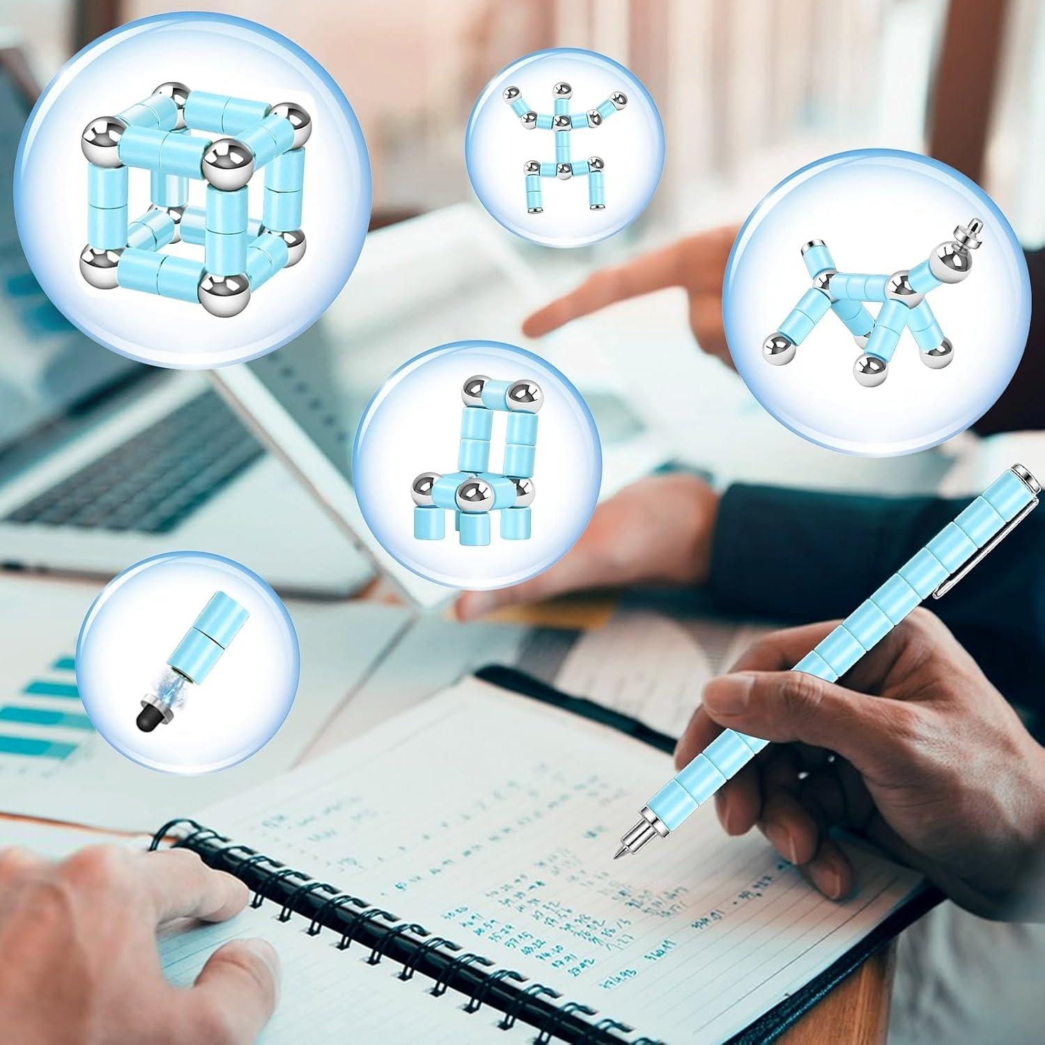 Bolígrafo Antiestrés YYMHMF Azul Divertido 181g para Adolescentes