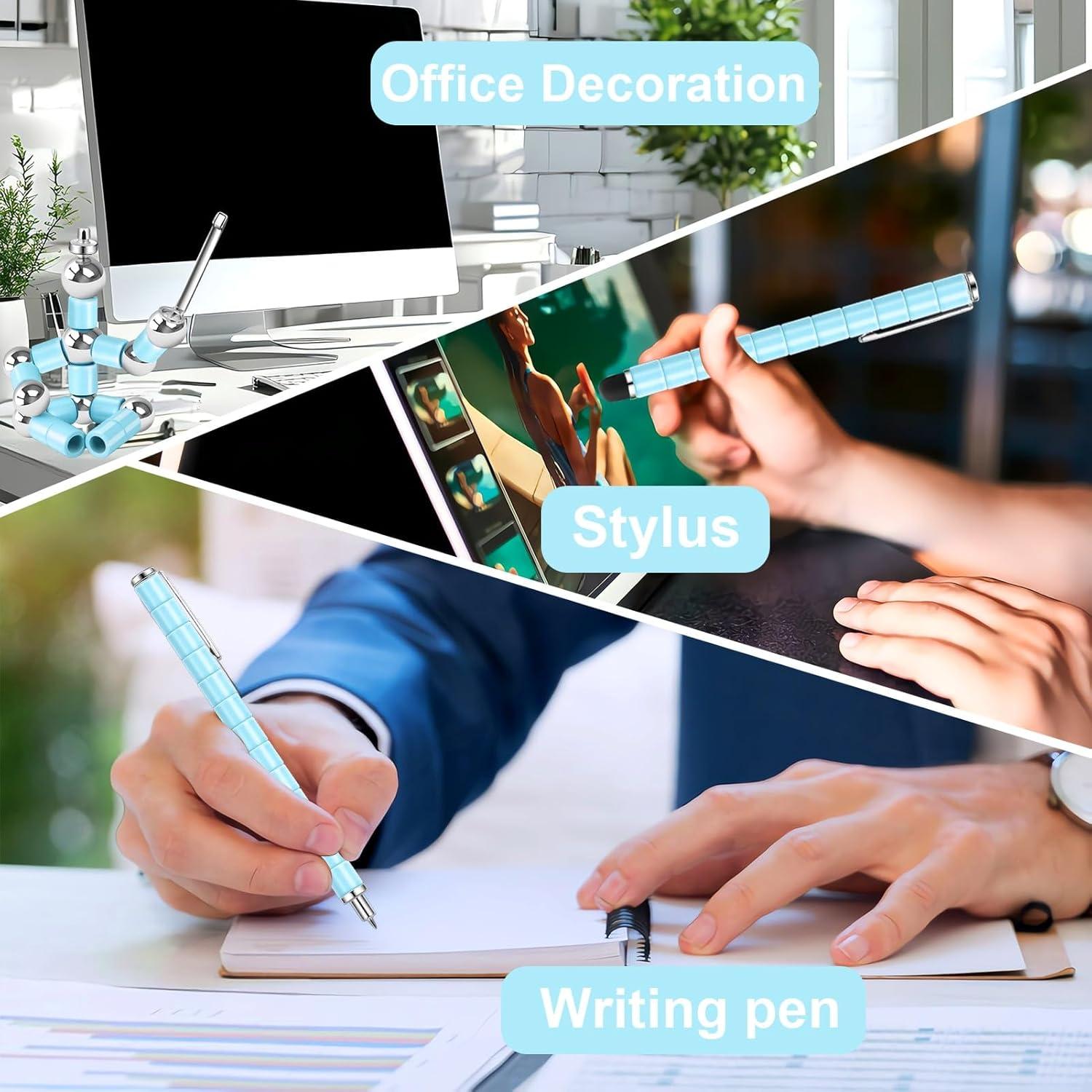 Bolígrafo Antiestrés YYMHMF Azul Divertido 181g para Adolescentes