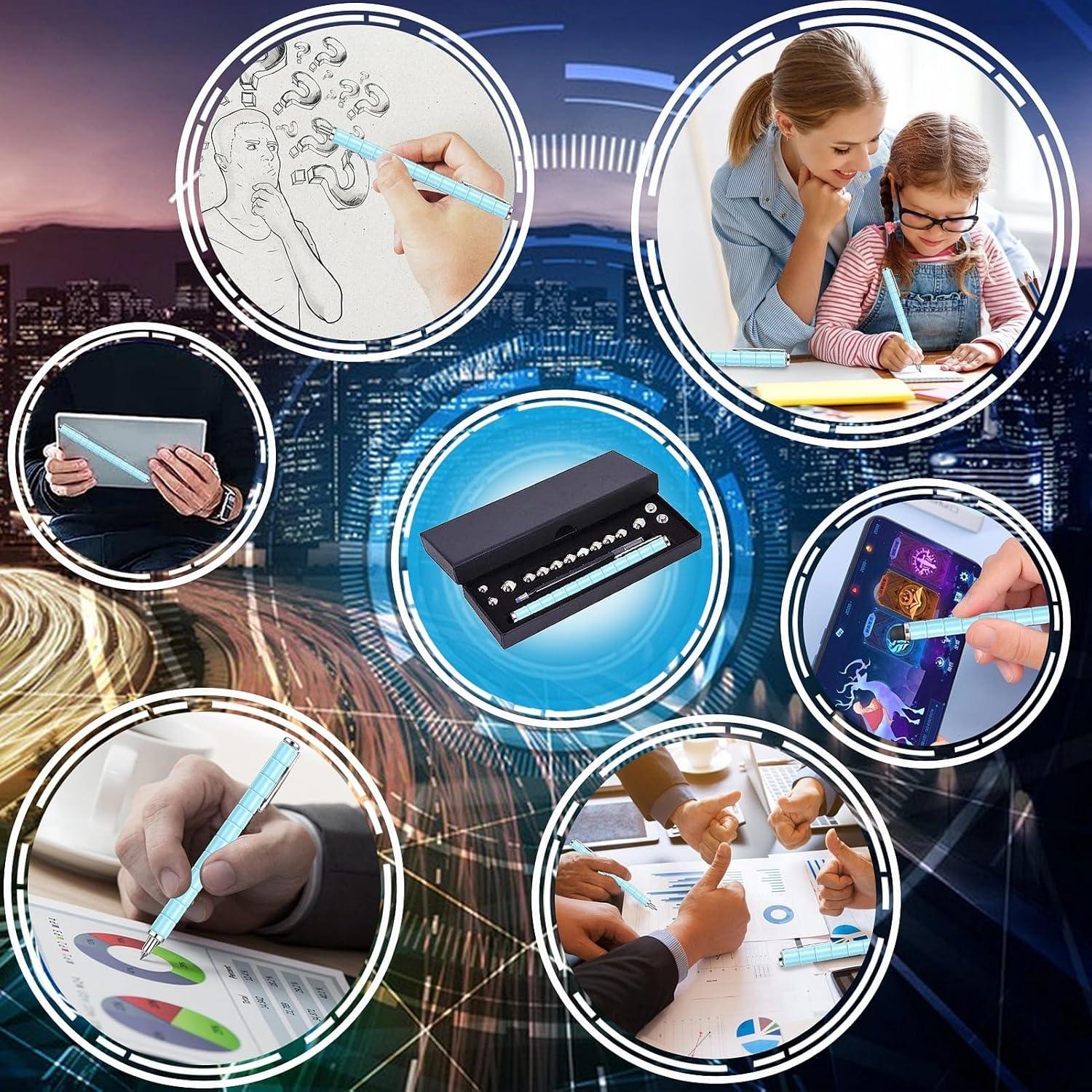 Bolígrafo Antiestrés YYMHMF Azul Divertido 181g para Adolescentes