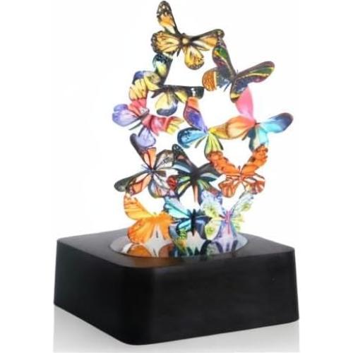 Escultura de escritorio mariposas magnéticas Xfsol - 12 piezas