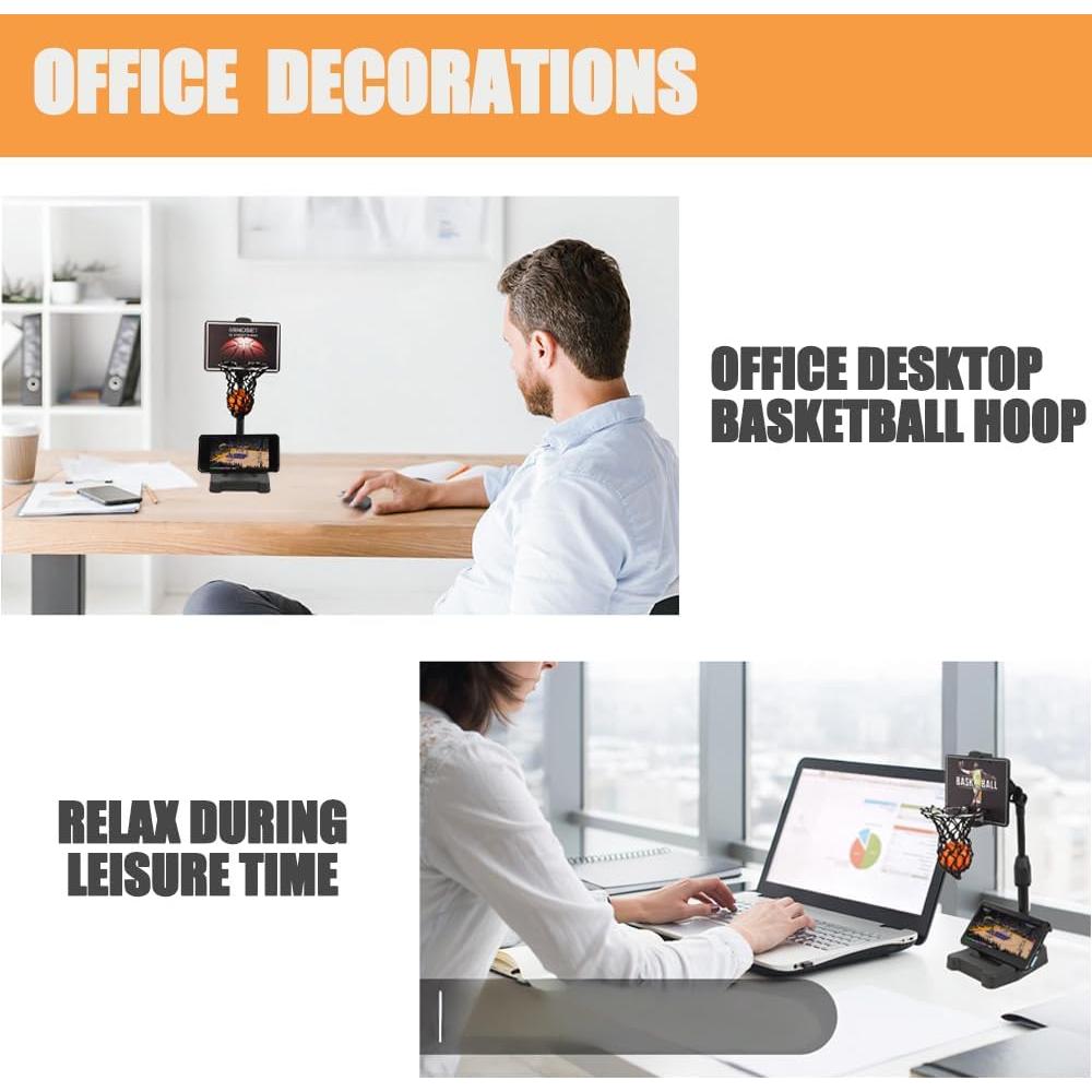 Mini Aro de Baloncesto de Escritorio GYSH - Soporte Ajustable