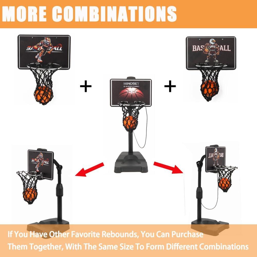 Mini Aro de Baloncesto de Escritorio GYSH - Soporte Ajustable