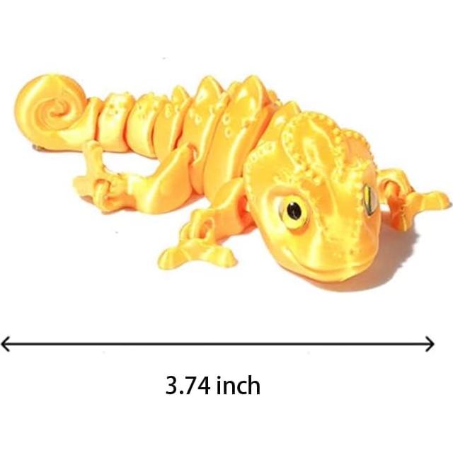 Camaleón Impreso en 3D Jorkei 4 Piezas Multicolor Antiestrés