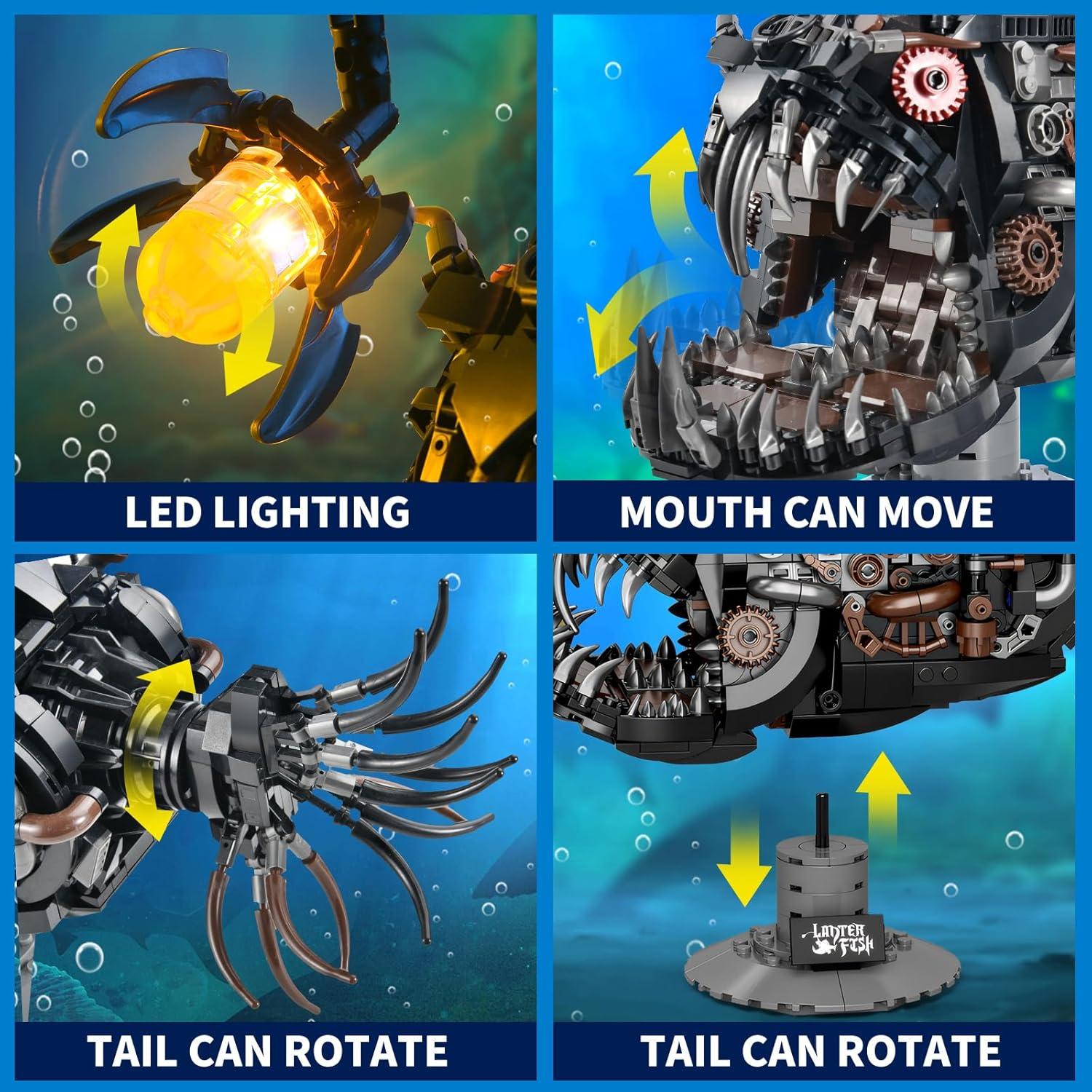 Juego de Construcción Pez Mecánico BNG 1038 Piezas