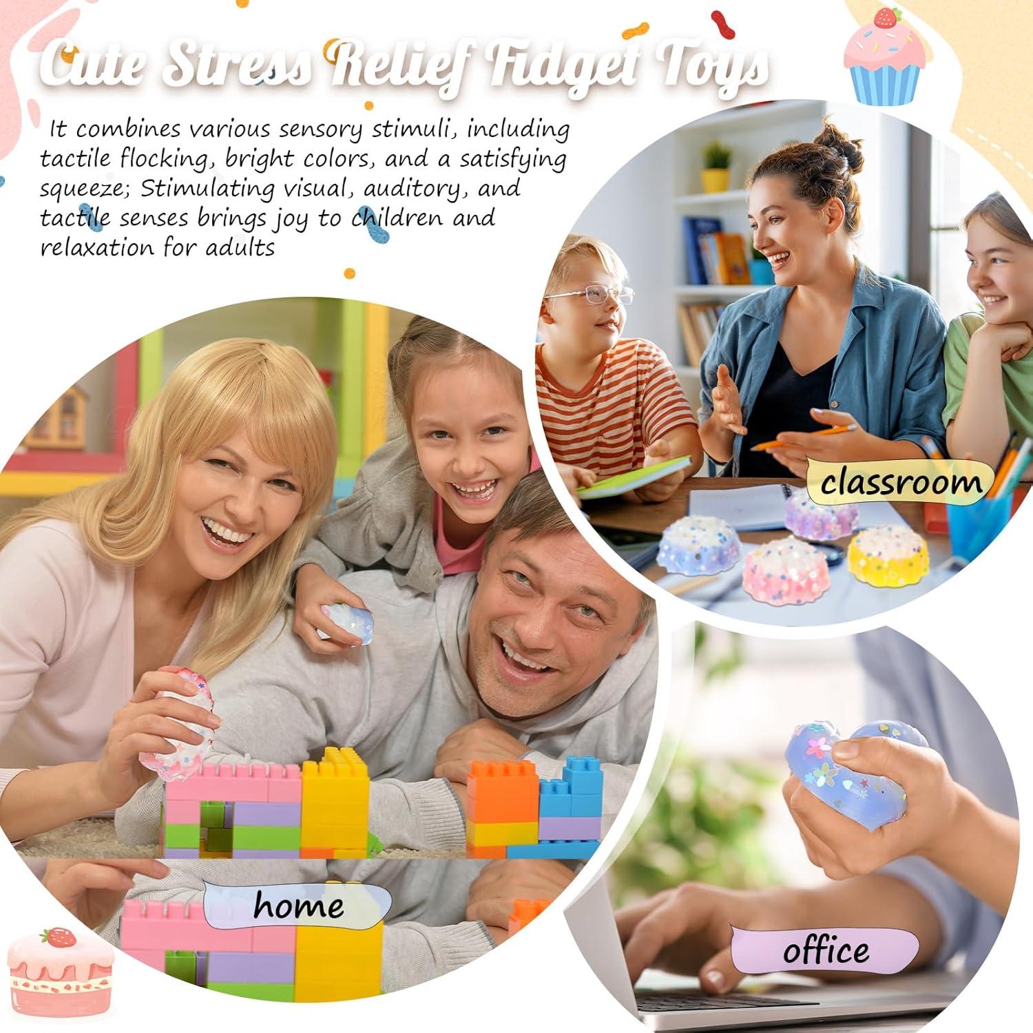 Set de Juguetes Antiestrés Taba Pickmesh 4 Piezas Colorido