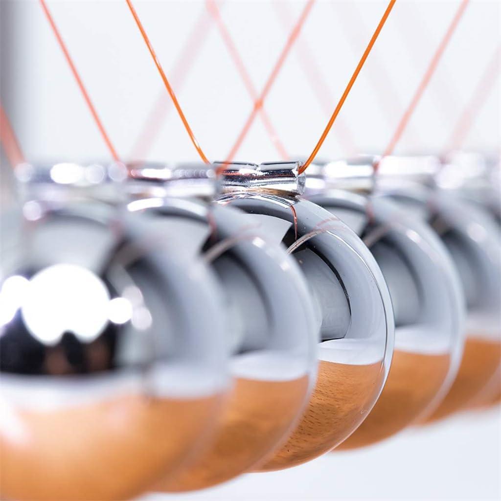 Péndulo de Newton CERROPI con 7 Bolas - Base de Haya, 50+ Segundos