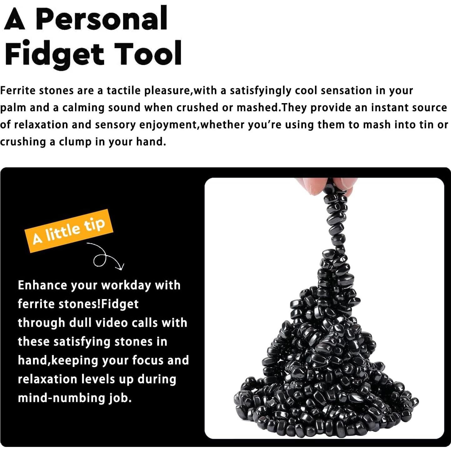 Masilla Magnética de Ferrita Luckyrao - 500 Bolas Antiestrés